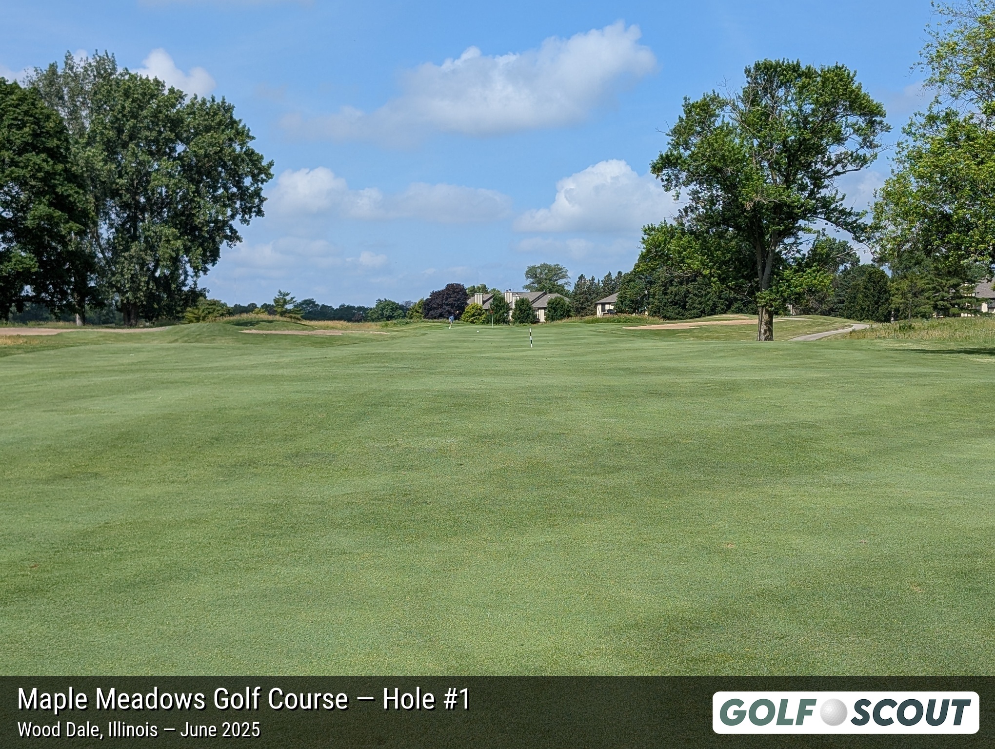 Hole 1 at Maple Meadows Golf Course