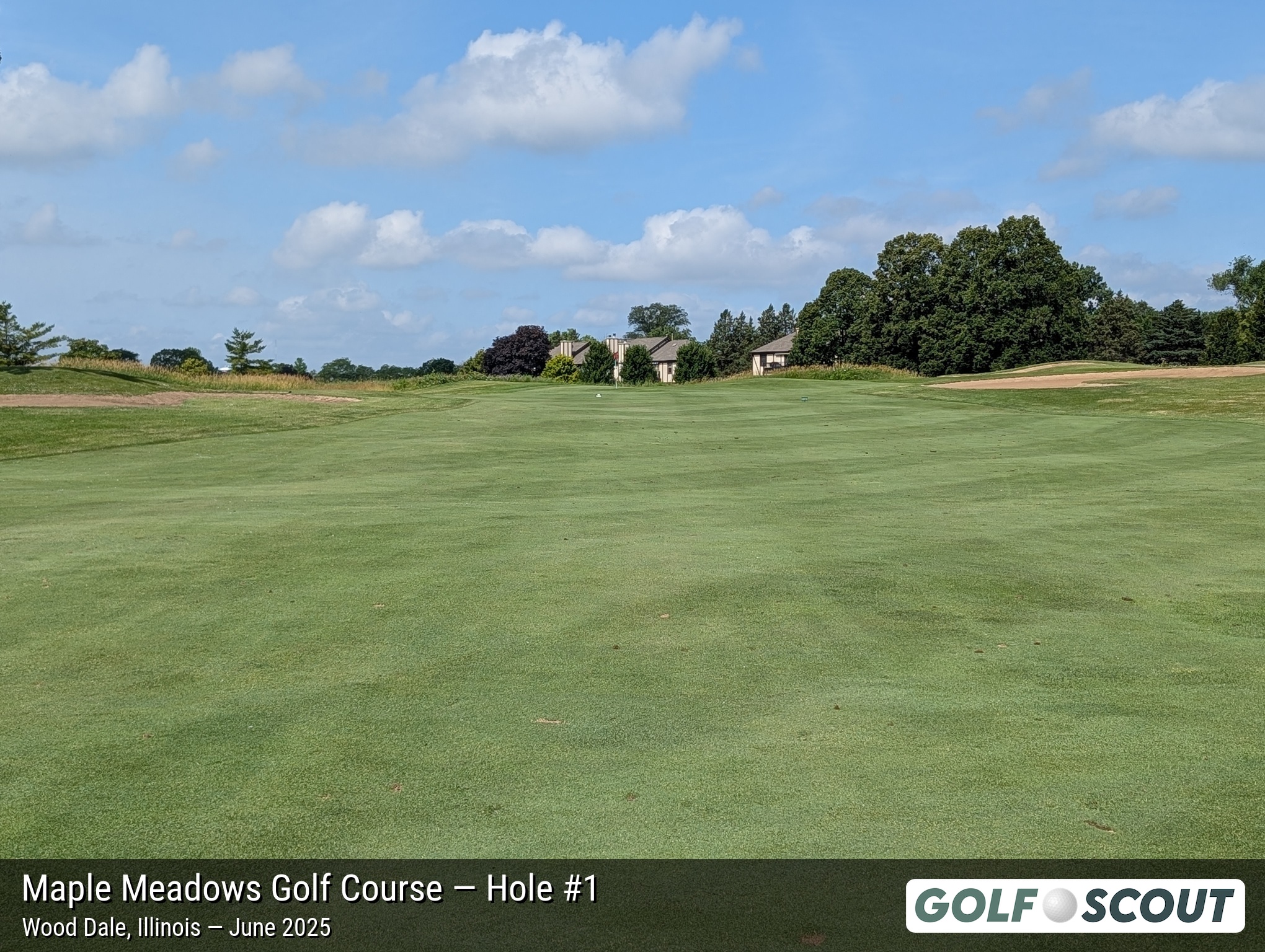 Hole 1 at Maple Meadows Golf Course