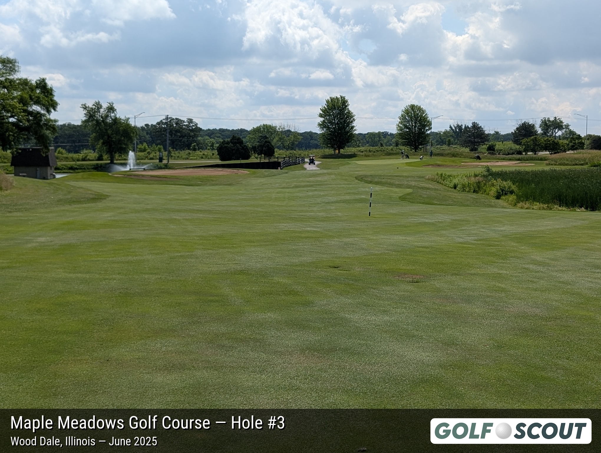 Hole 3 at Maple Meadows Golf Course