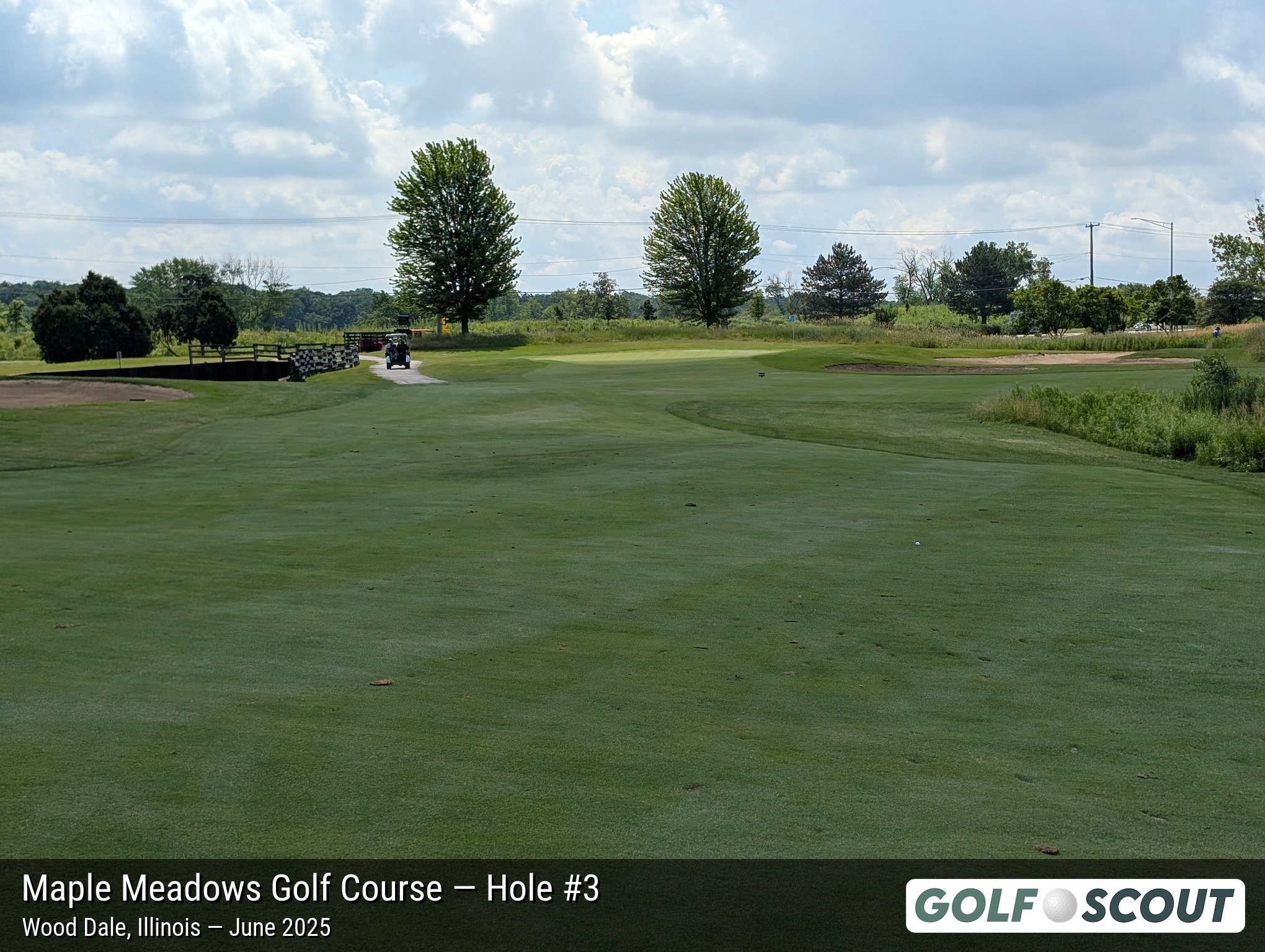Hole 3 at Maple Meadows Golf Course
