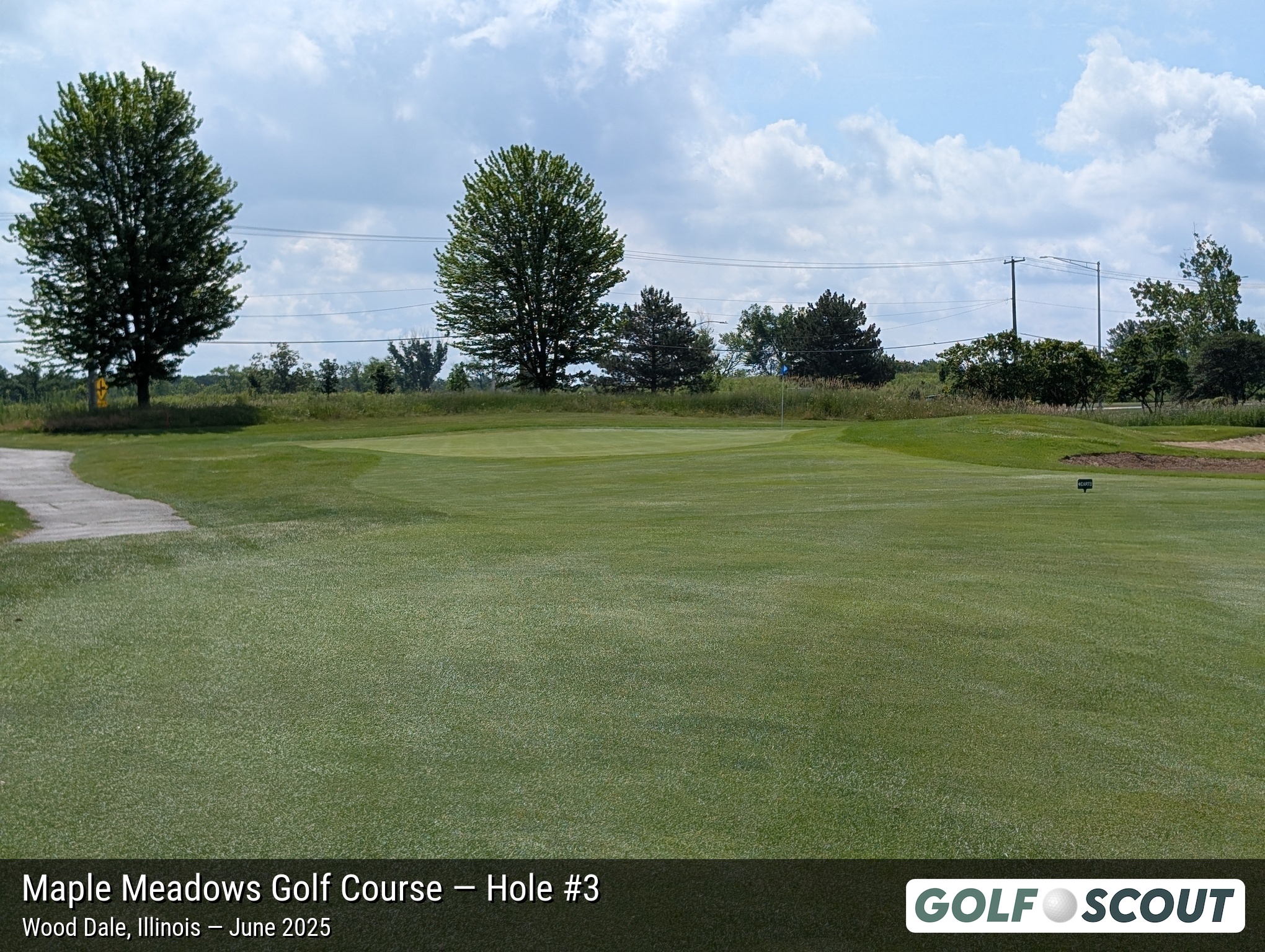 Hole 3 at Maple Meadows Golf Course