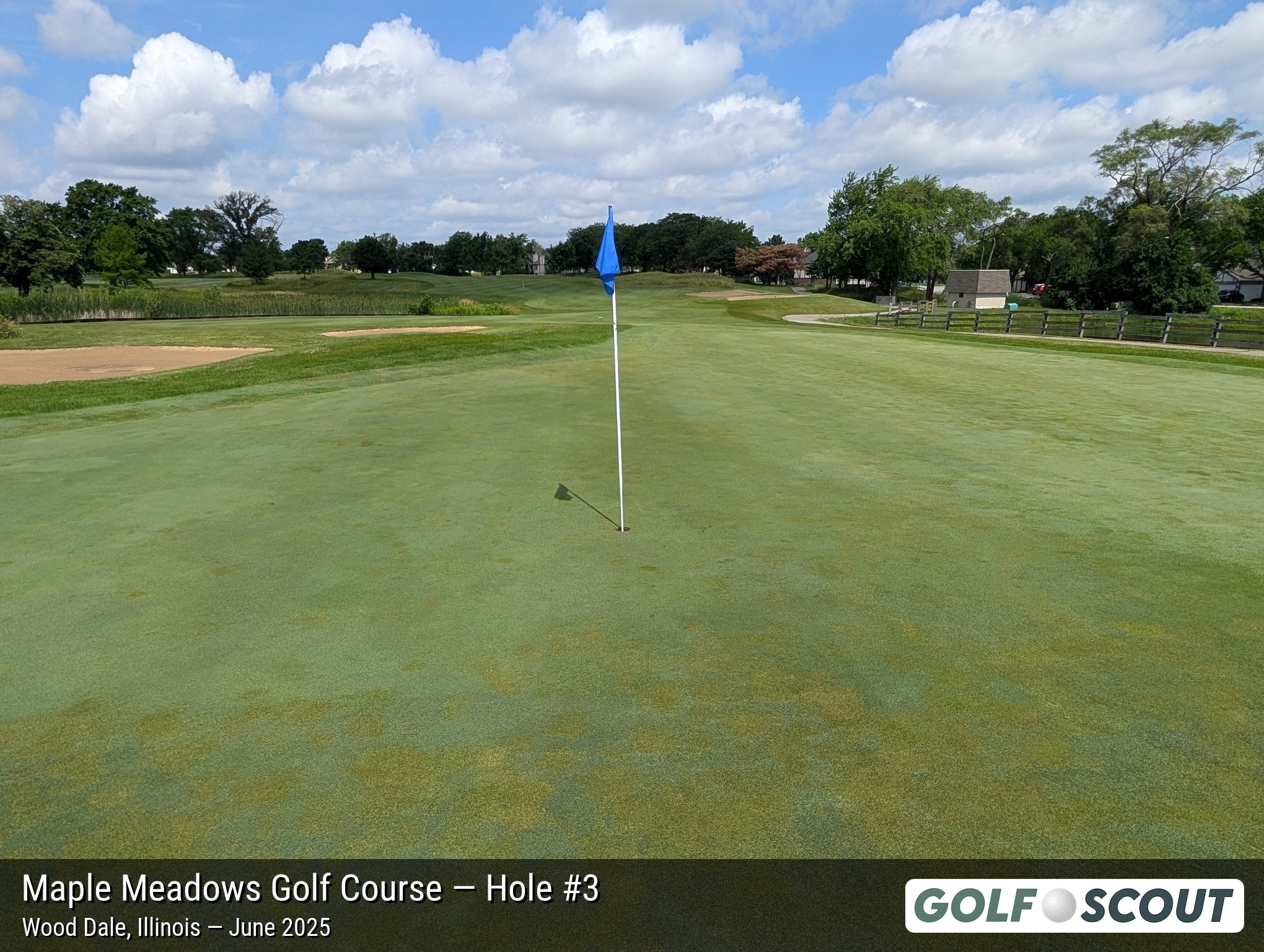 Hole 3 at Maple Meadows Golf Course
