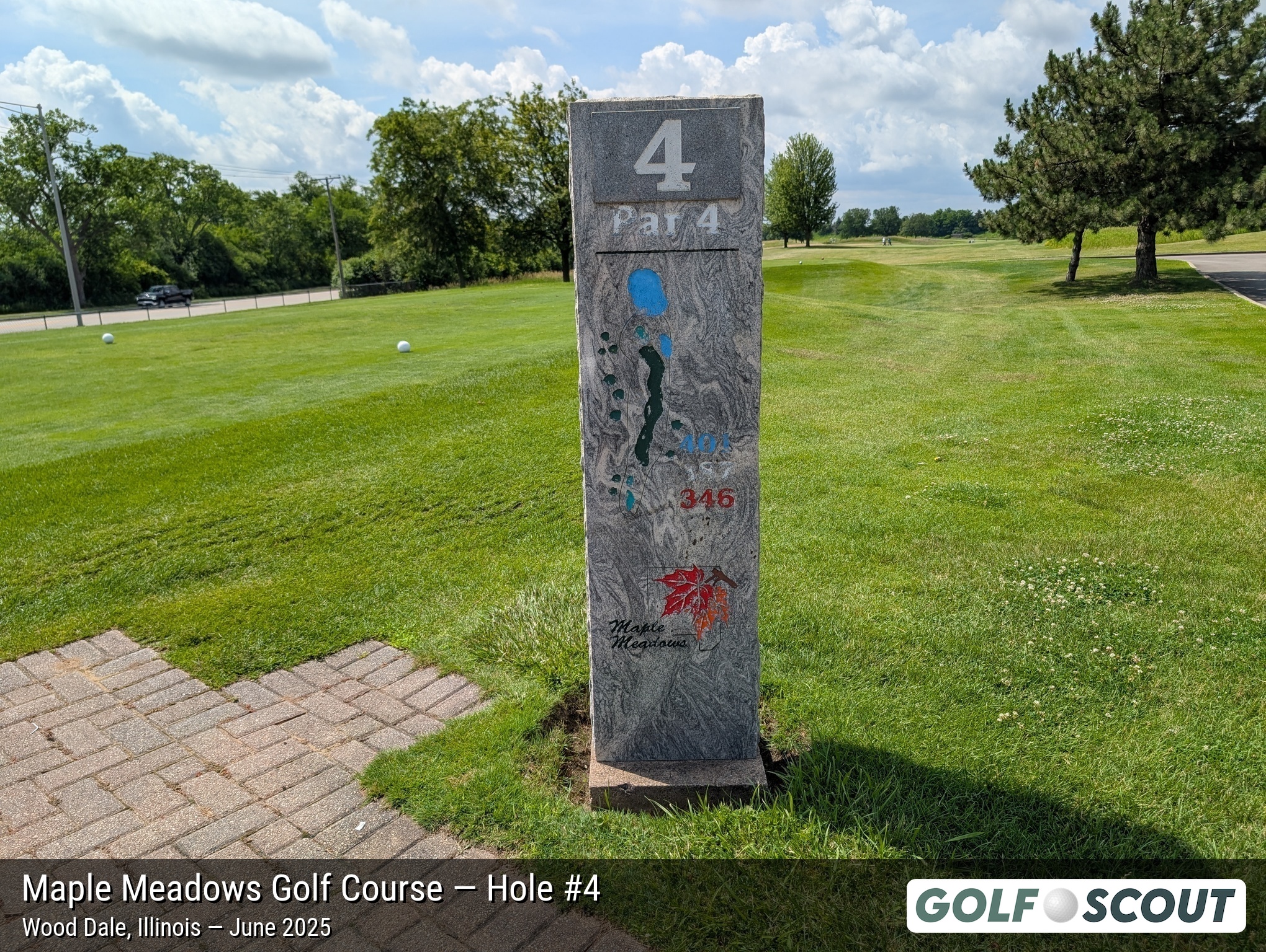 Hole 4 at Maple Meadows Golf Course