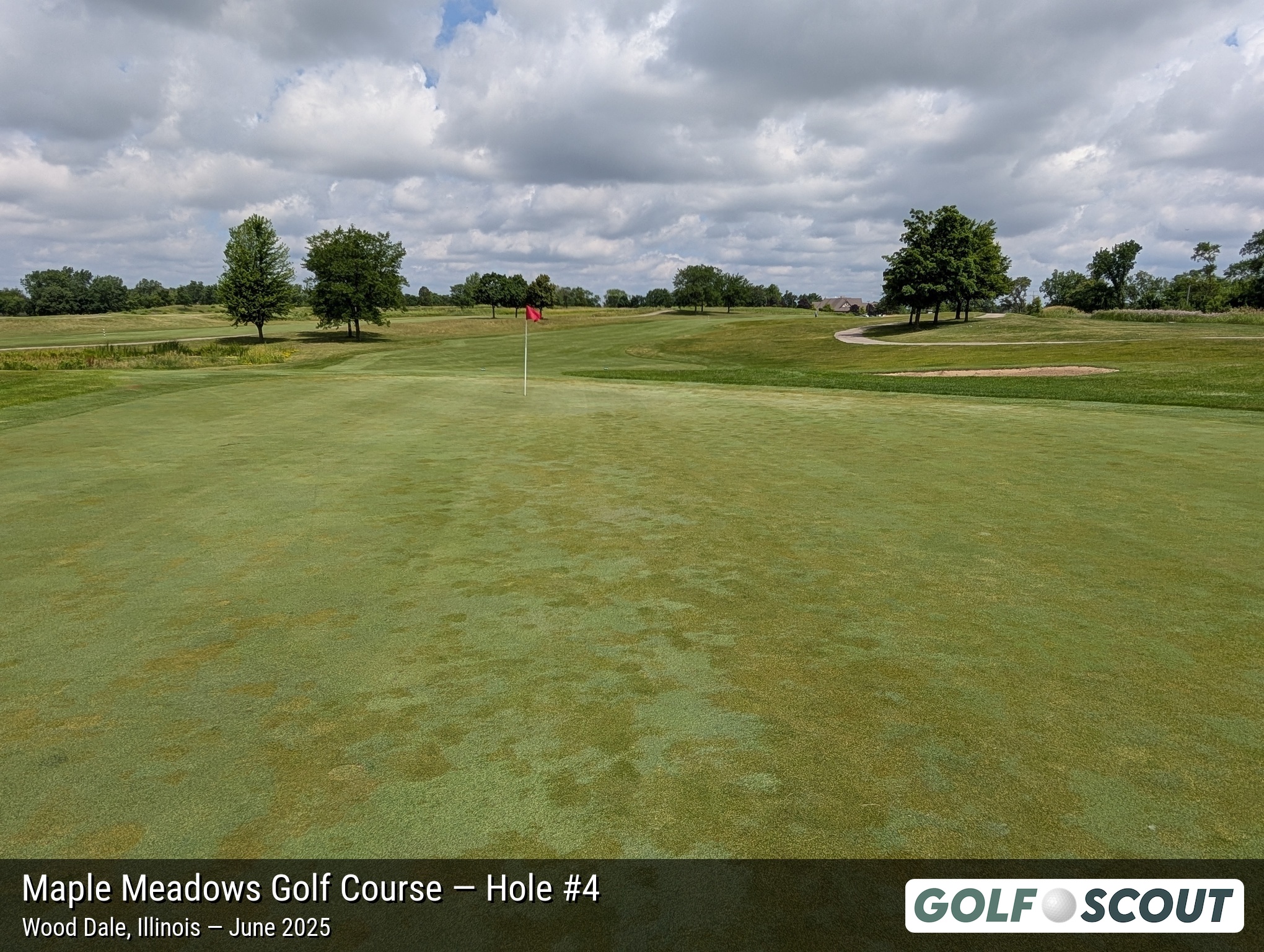Hole 4 at Maple Meadows Golf Course