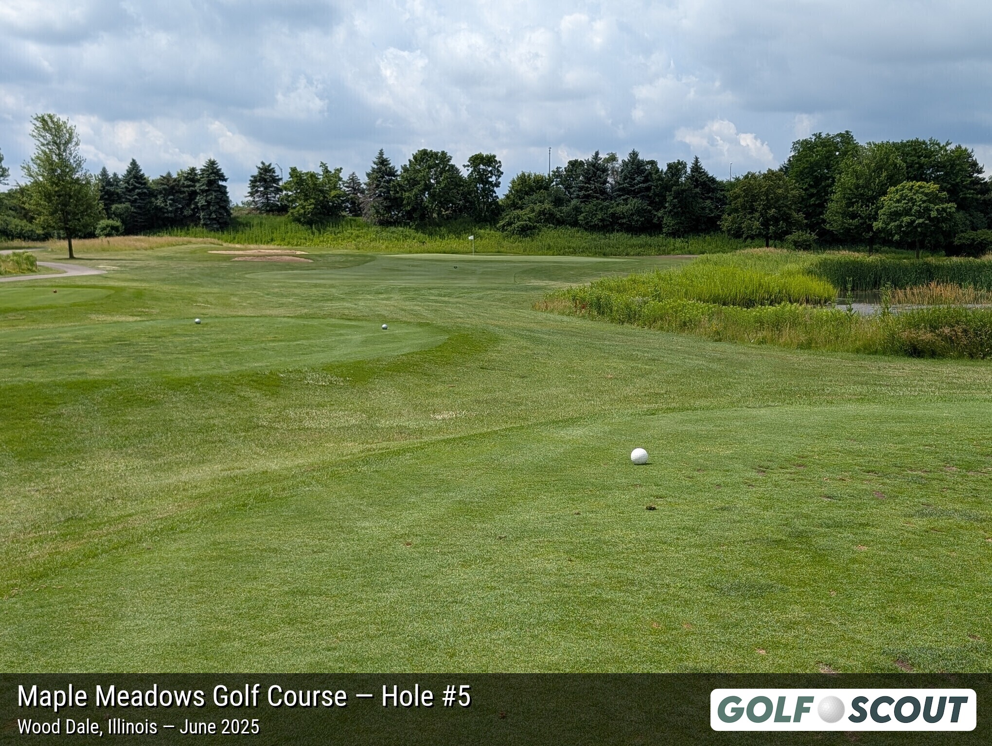 Hole 5 at Maple Meadows Golf Course