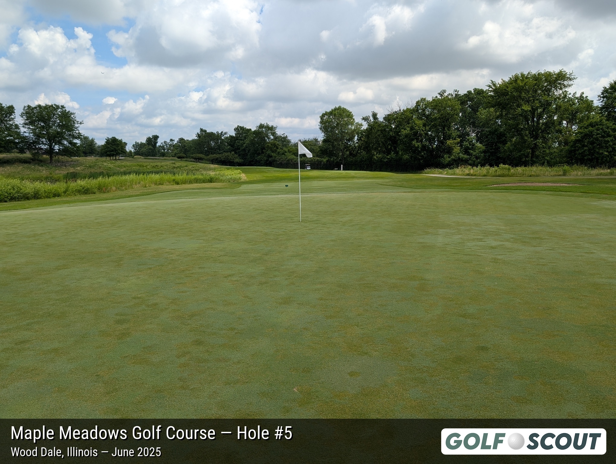 Hole 5 at Maple Meadows Golf Course