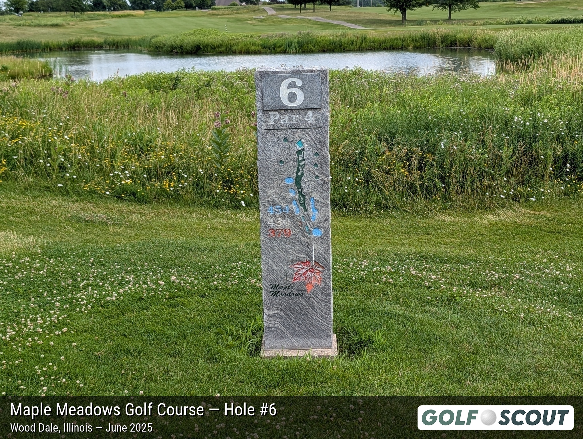 Hole 6 at Maple Meadows Golf Course