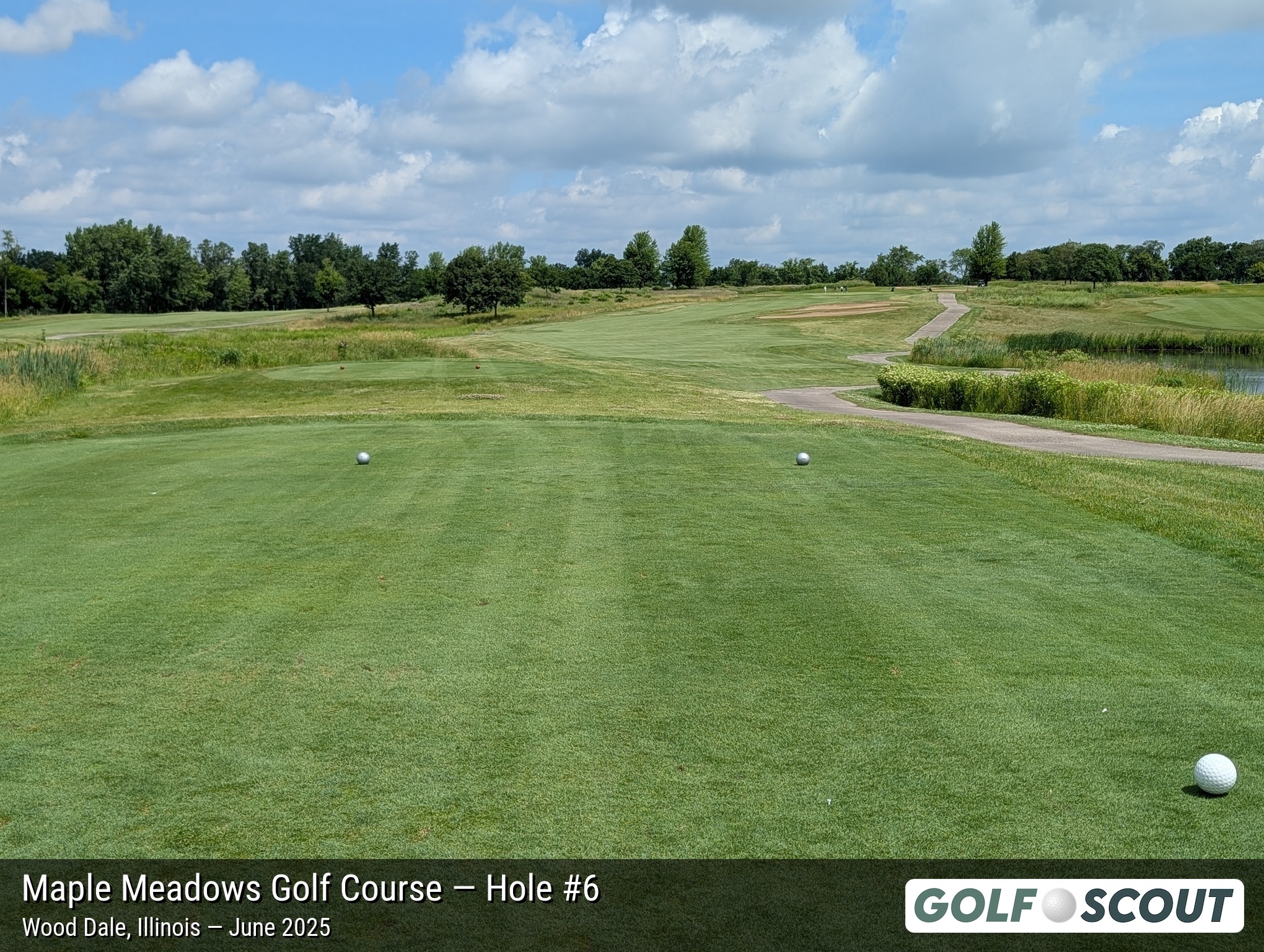 Hole 6 at Maple Meadows Golf Course