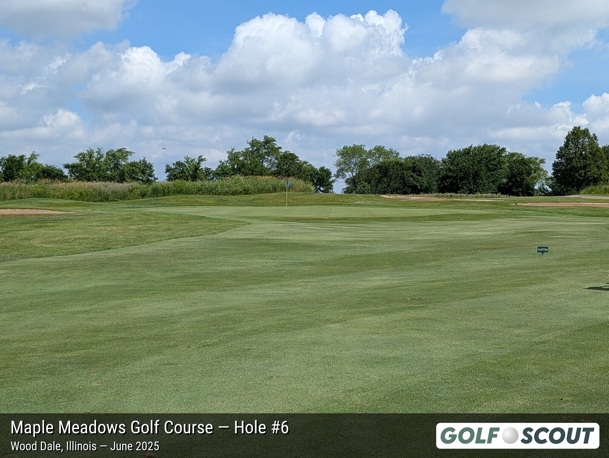 Hole 6 at Maple Meadows Golf Course