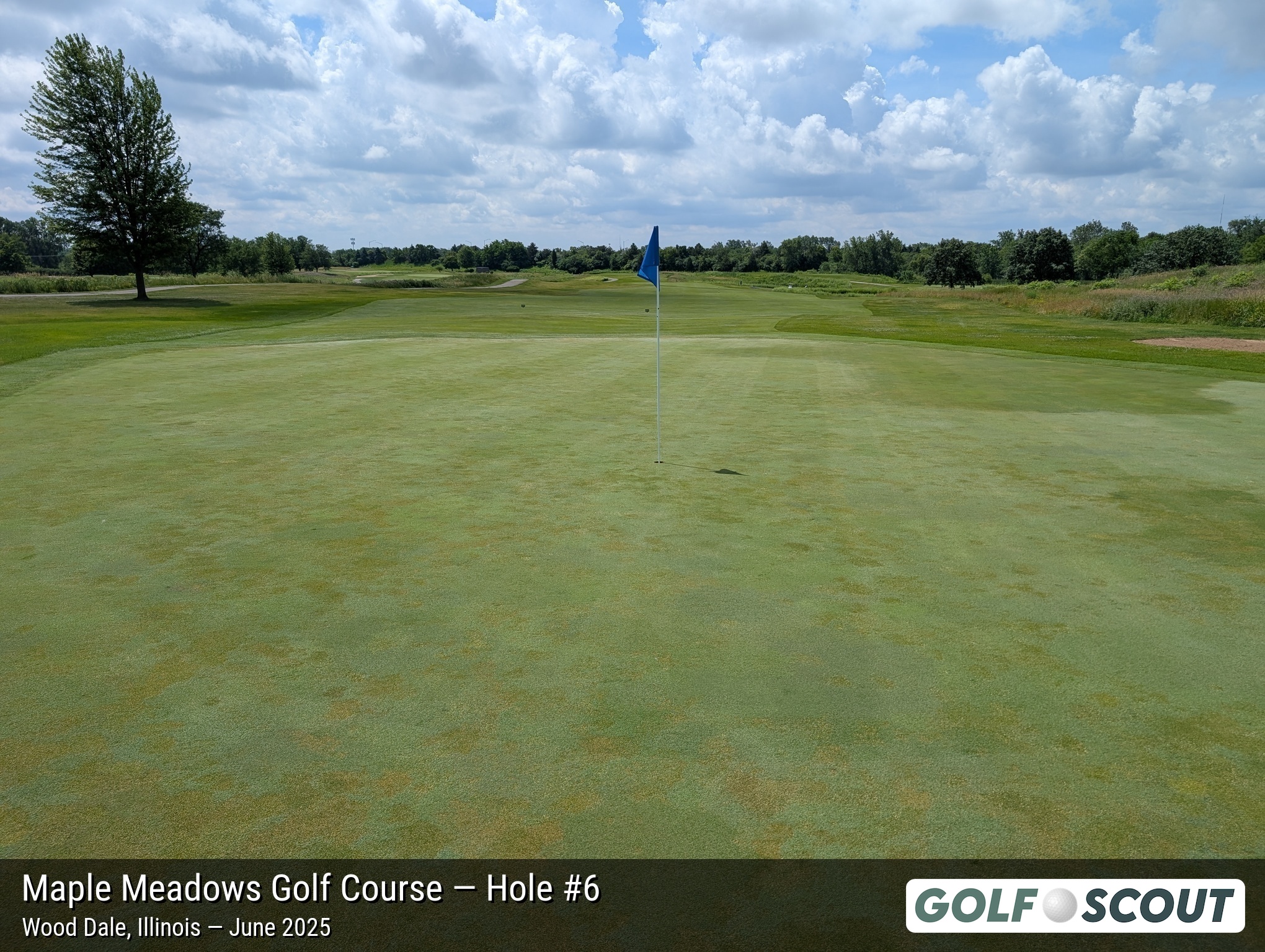 Hole 6 at Maple Meadows Golf Course