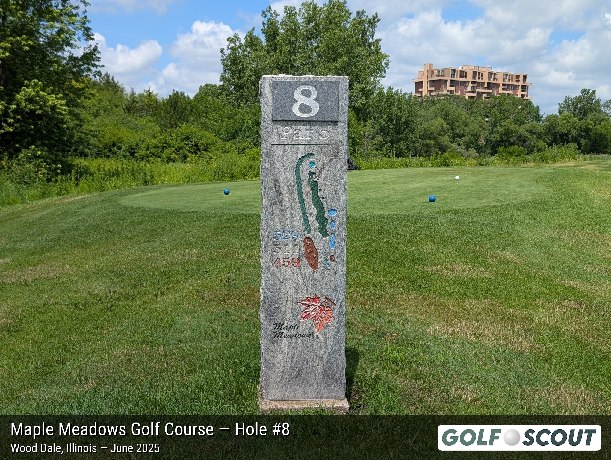 Hole 8 at Maple Meadows Golf Course