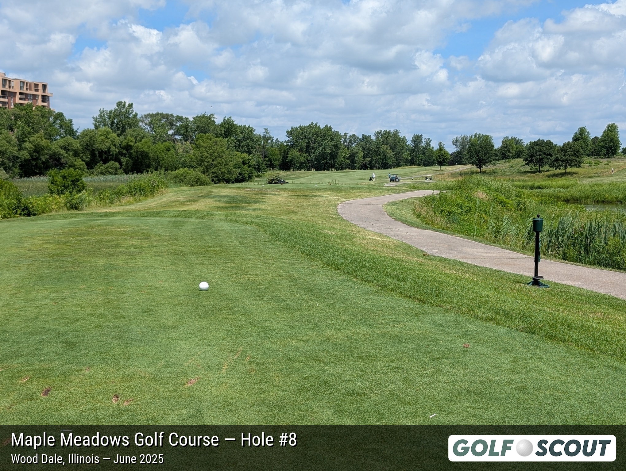 Hole 8 at Maple Meadows Golf Course