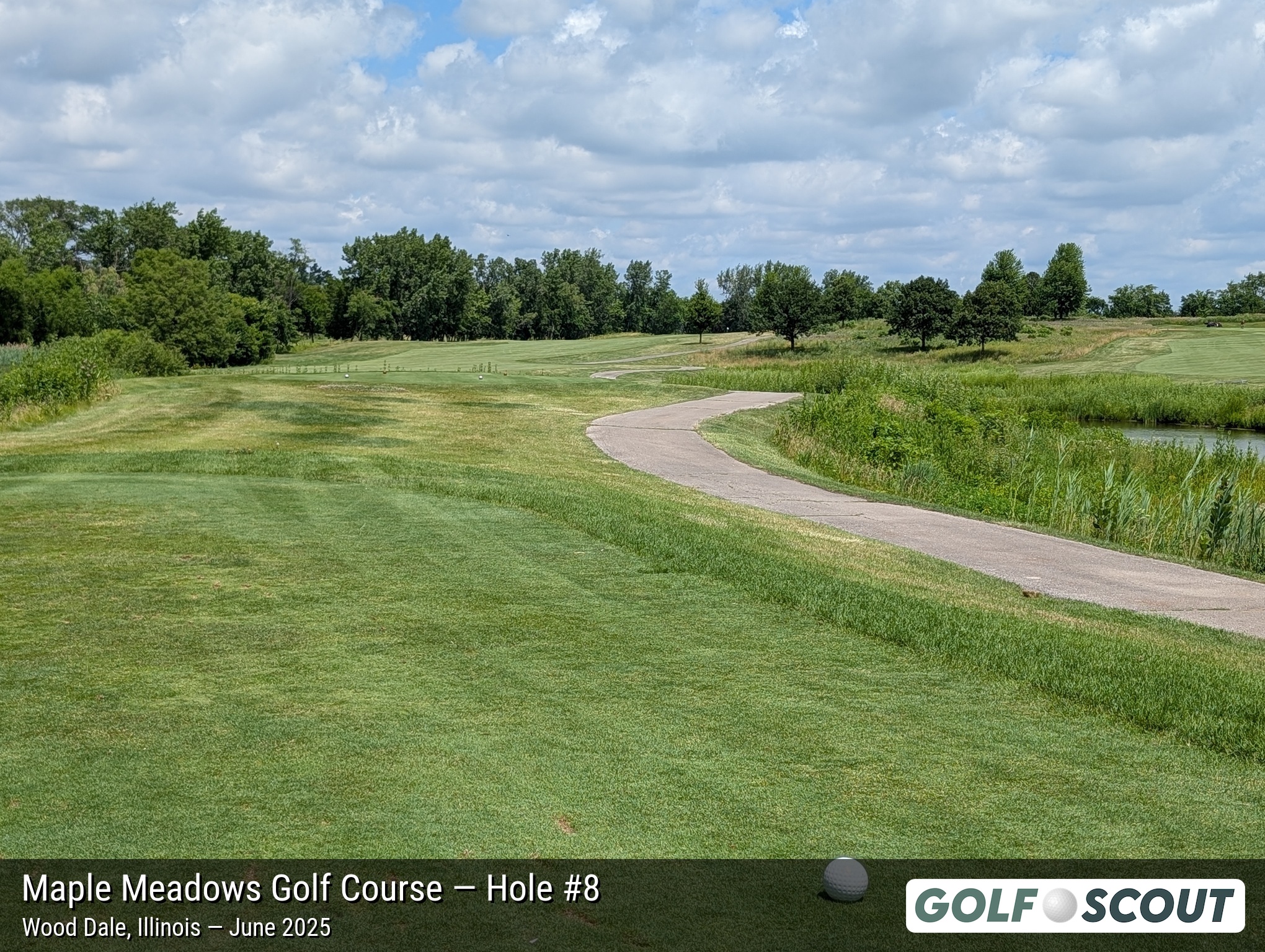 Hole 8 at Maple Meadows Golf Course