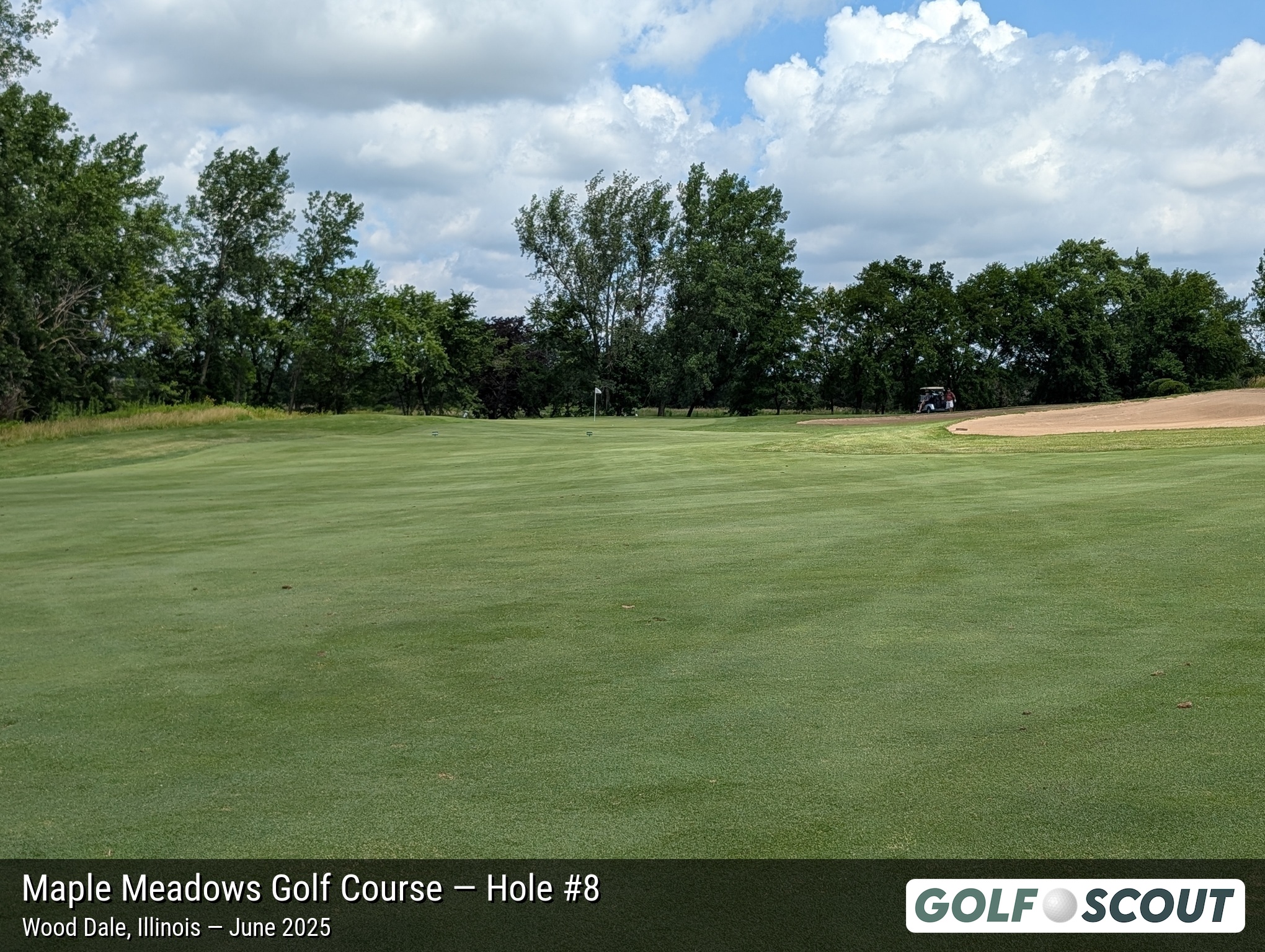 Hole 8 at Maple Meadows Golf Course