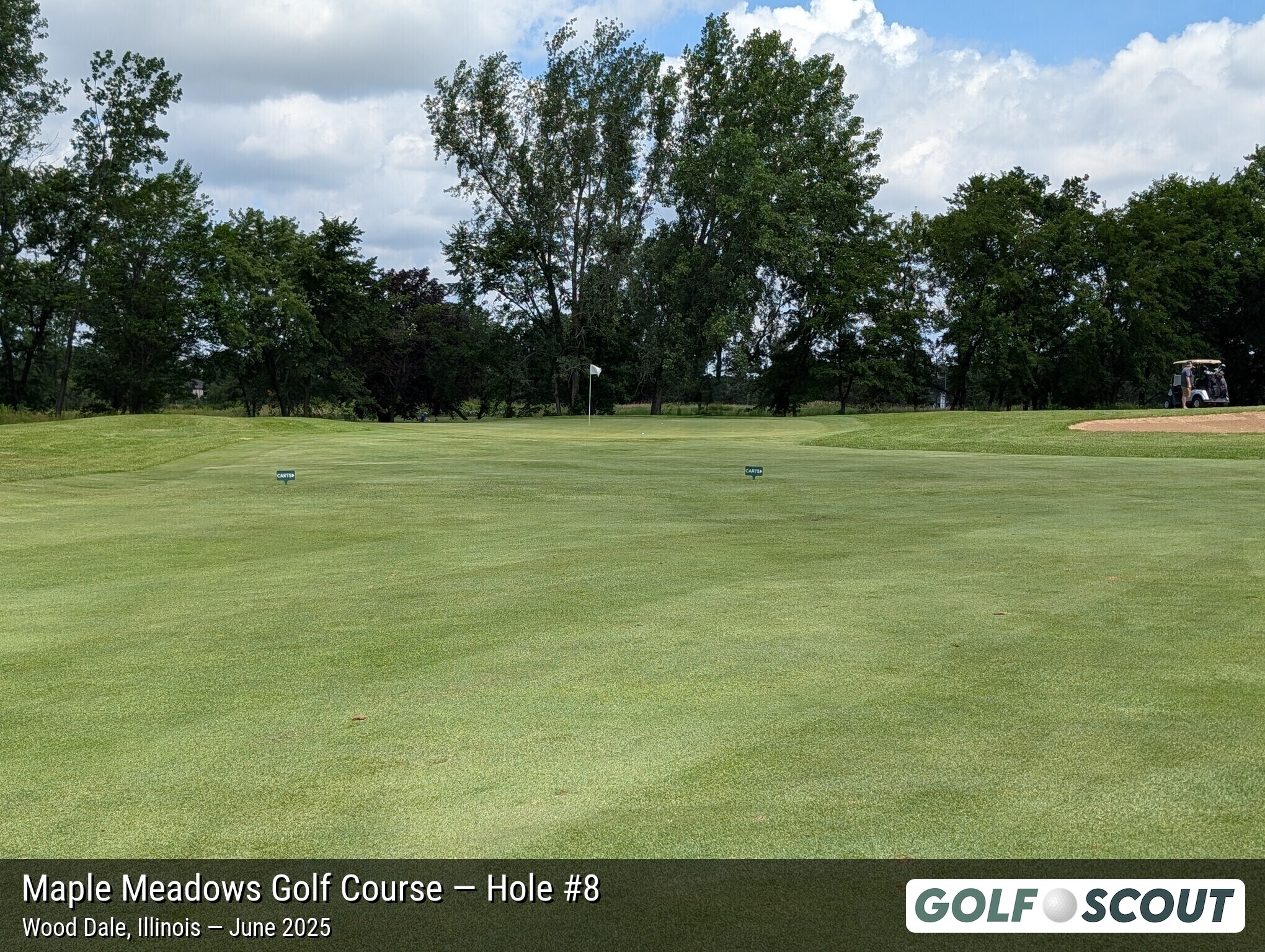 Hole 8 at Maple Meadows Golf Course