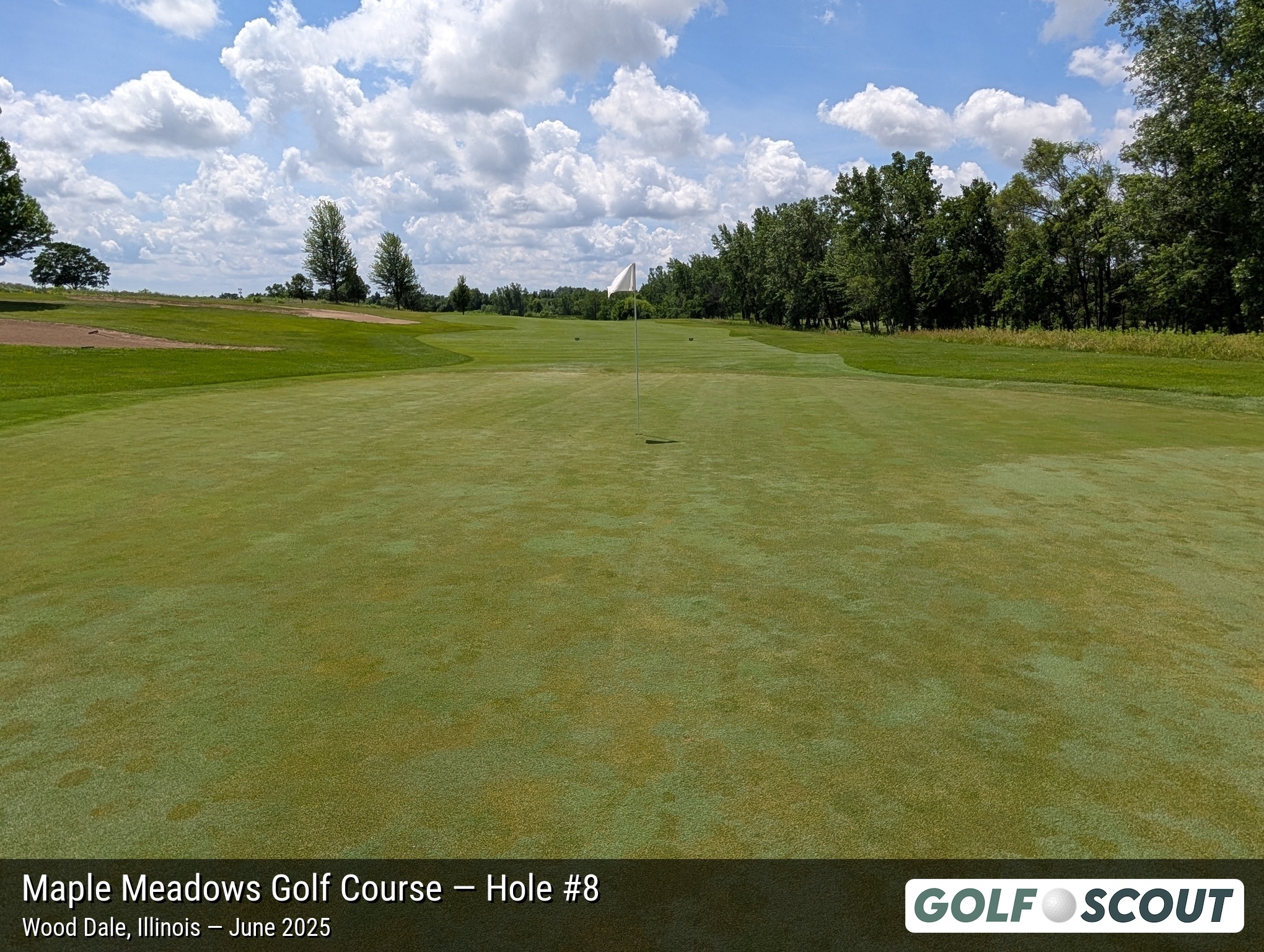 Hole 8 at Maple Meadows Golf Course