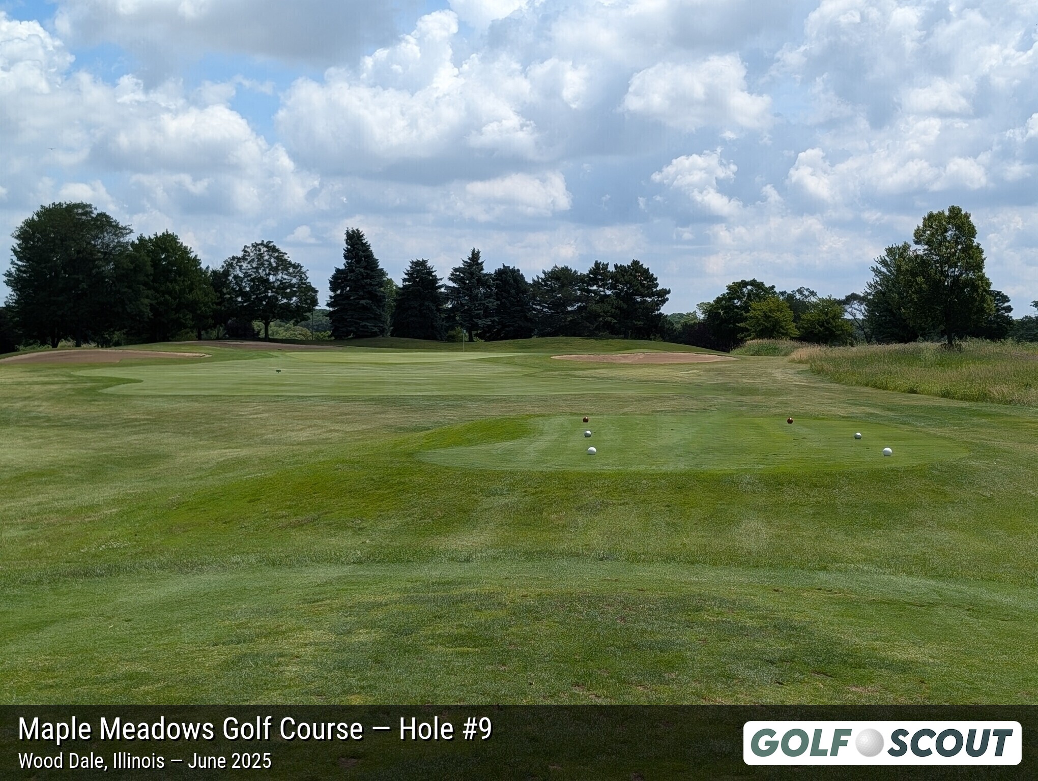 Hole 9 at Maple Meadows Golf Course