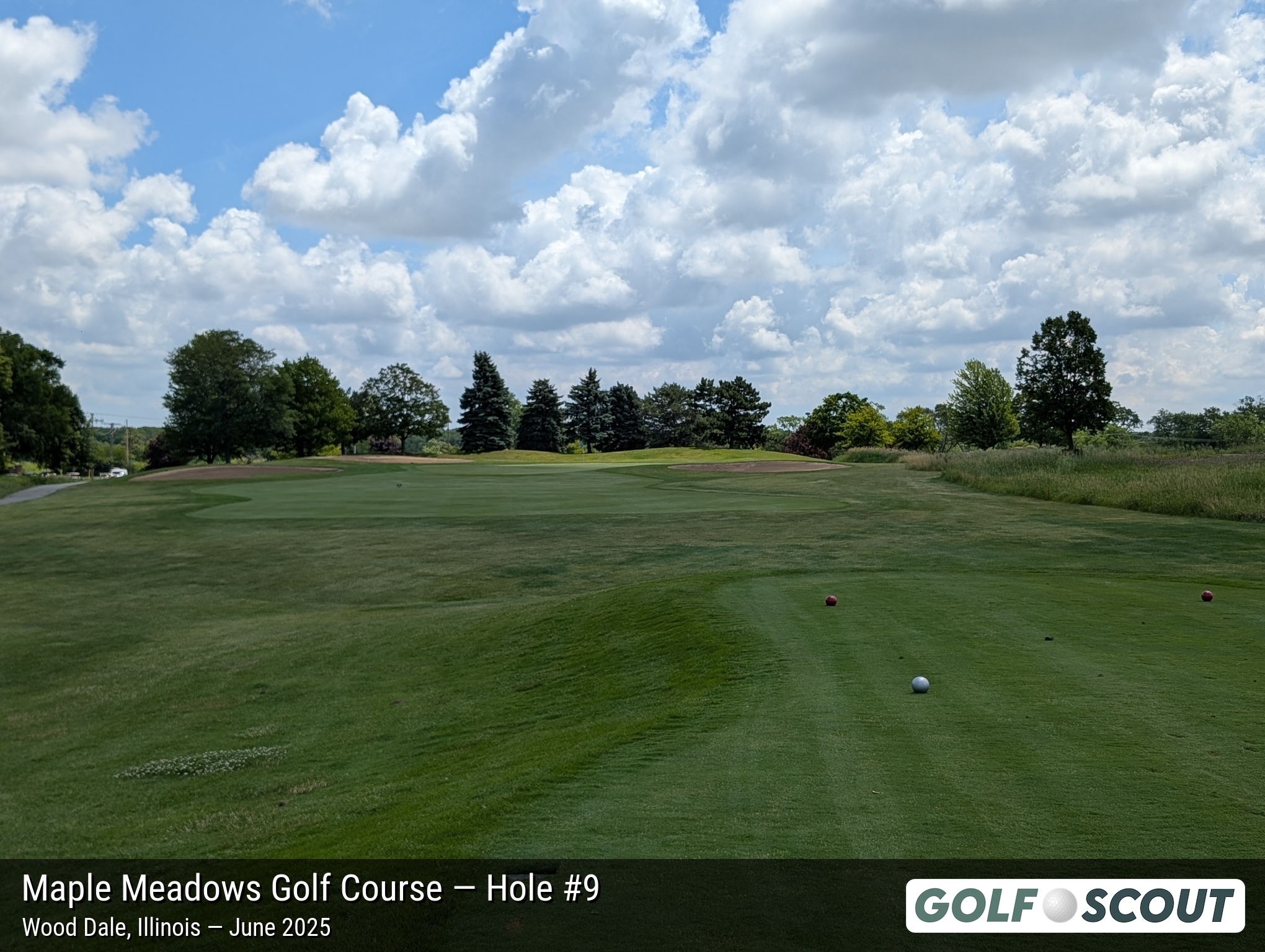 Hole 9 at Maple Meadows Golf Course