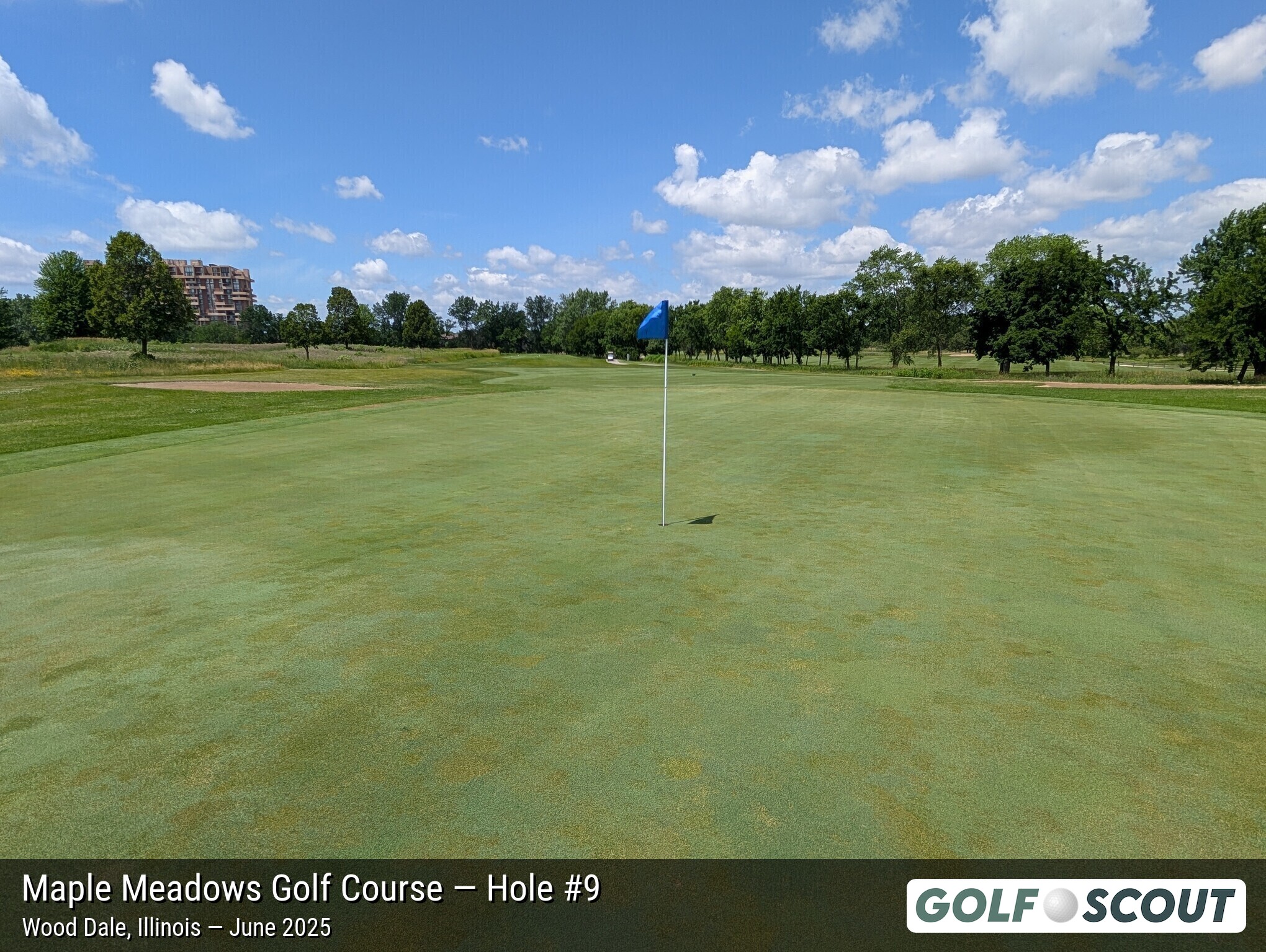 Hole 9 at Maple Meadows Golf Course