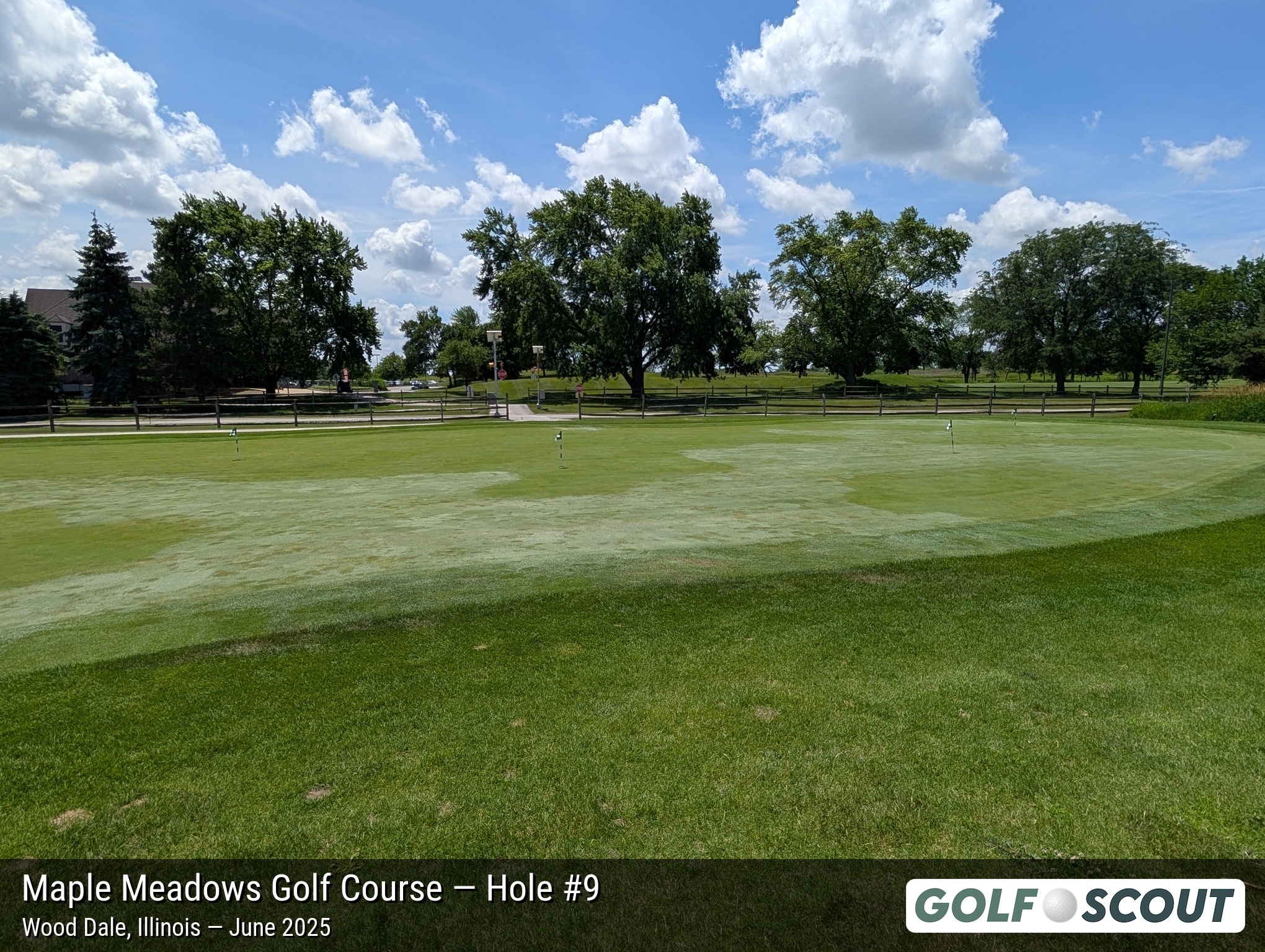 Hole 9 at Maple Meadows Golf Course
