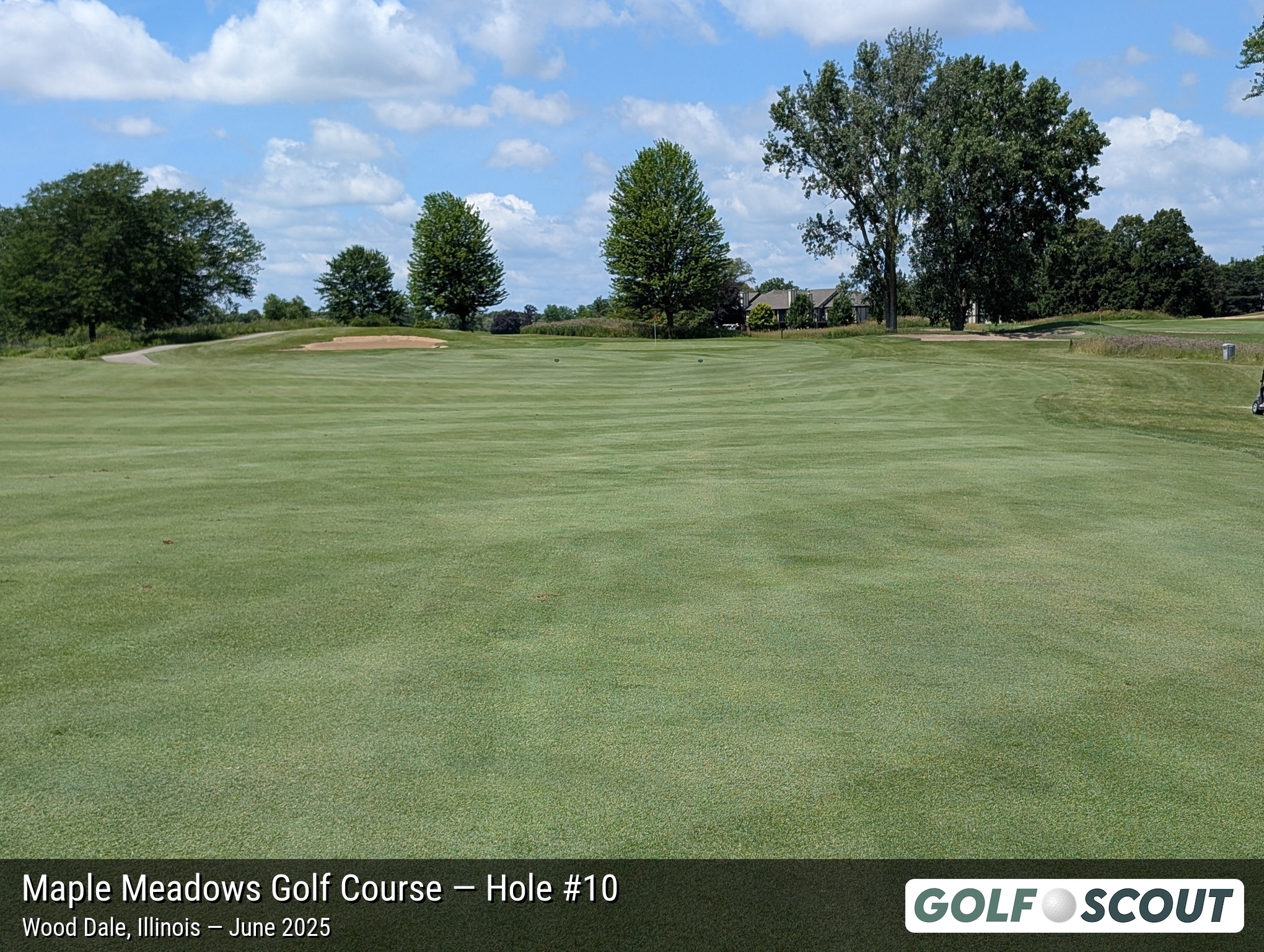 Hole 10 at Maple Meadows Golf Course