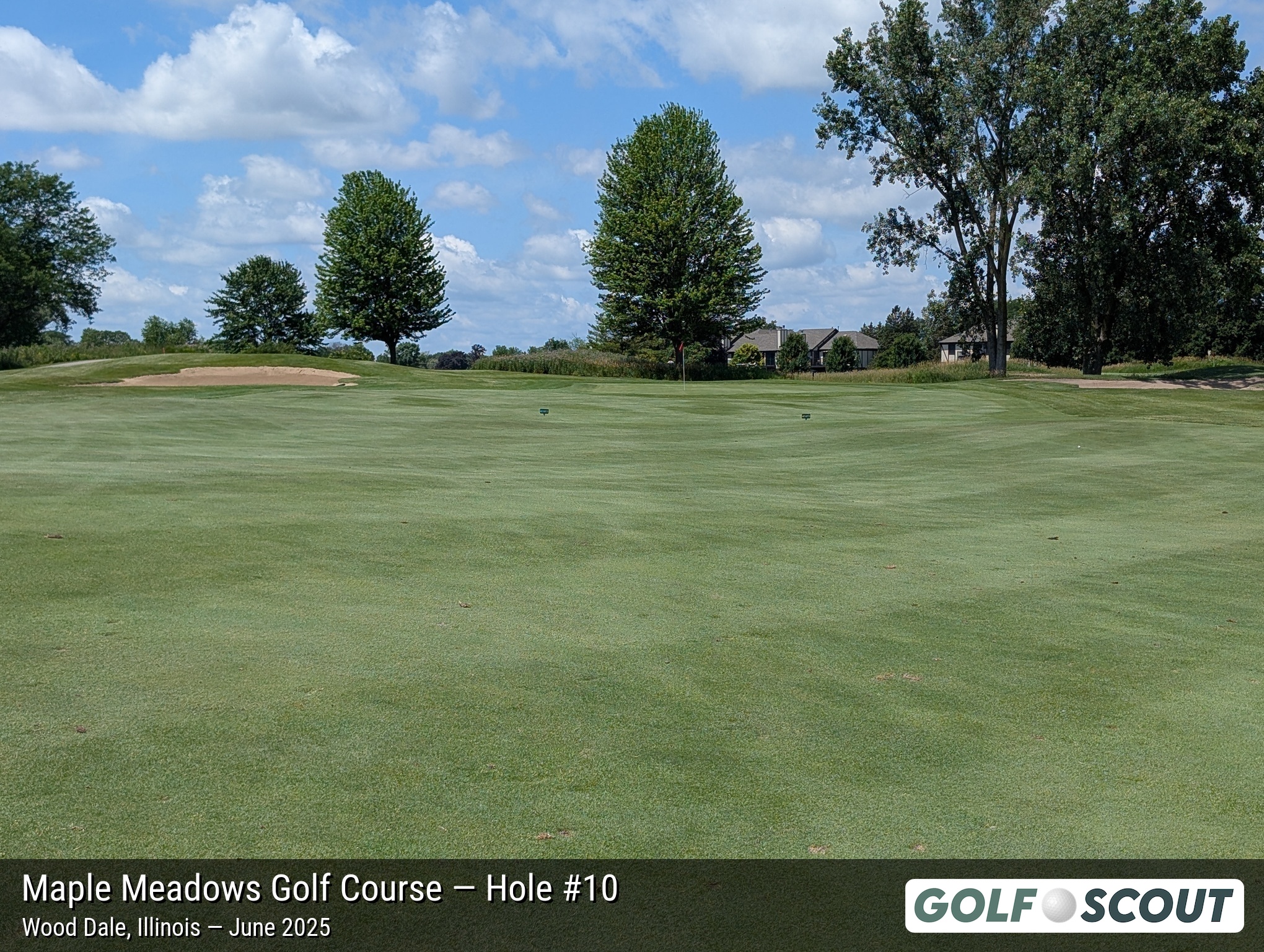 Hole 10 at Maple Meadows Golf Course