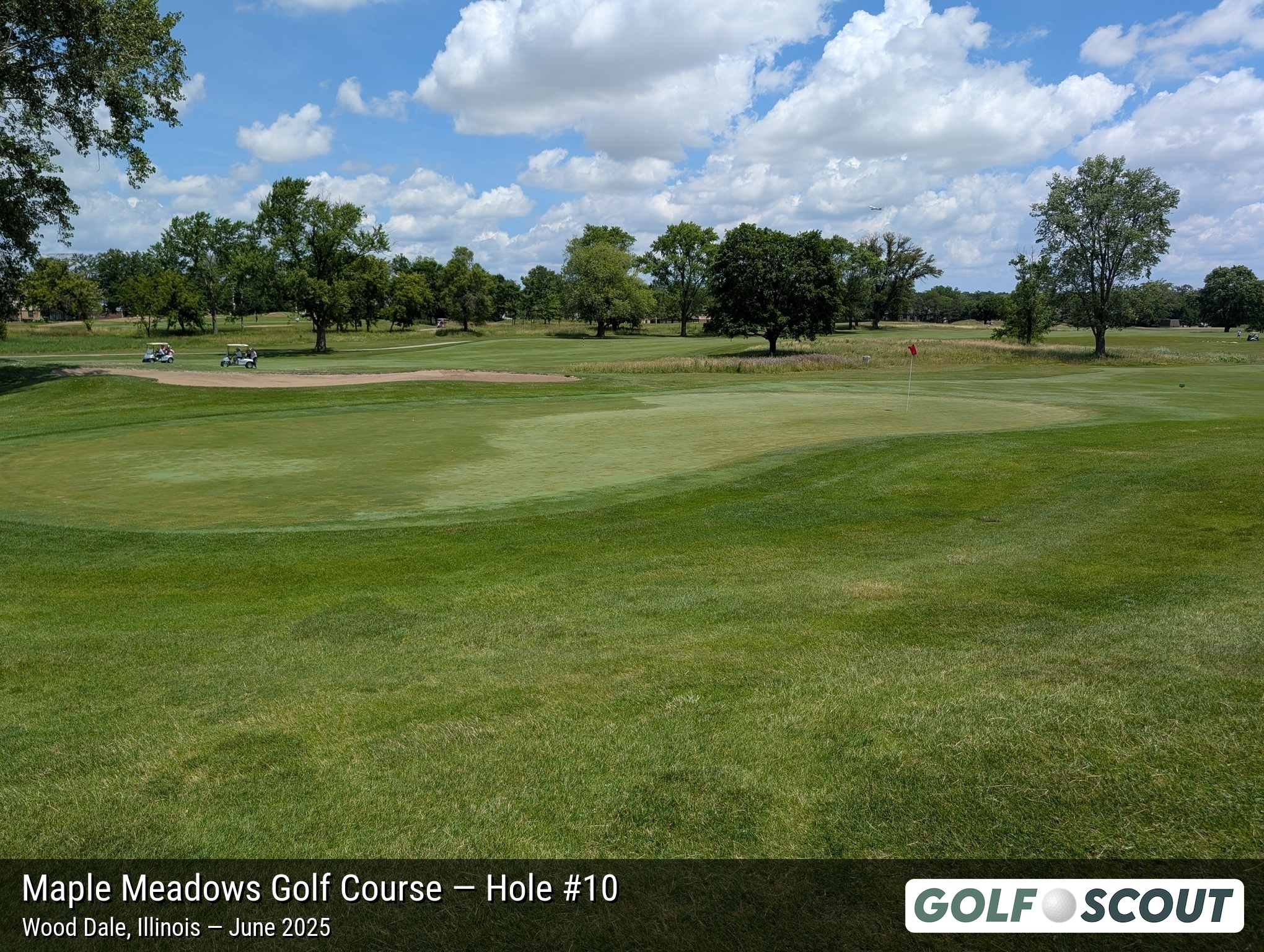 Hole 10 at Maple Meadows Golf Course