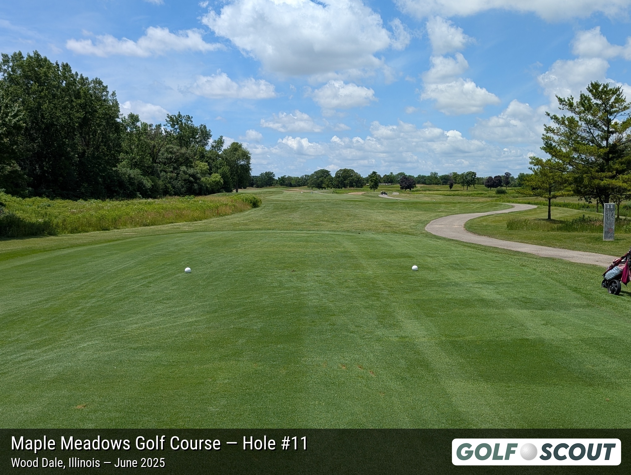 Hole 11 at Maple Meadows Golf Course