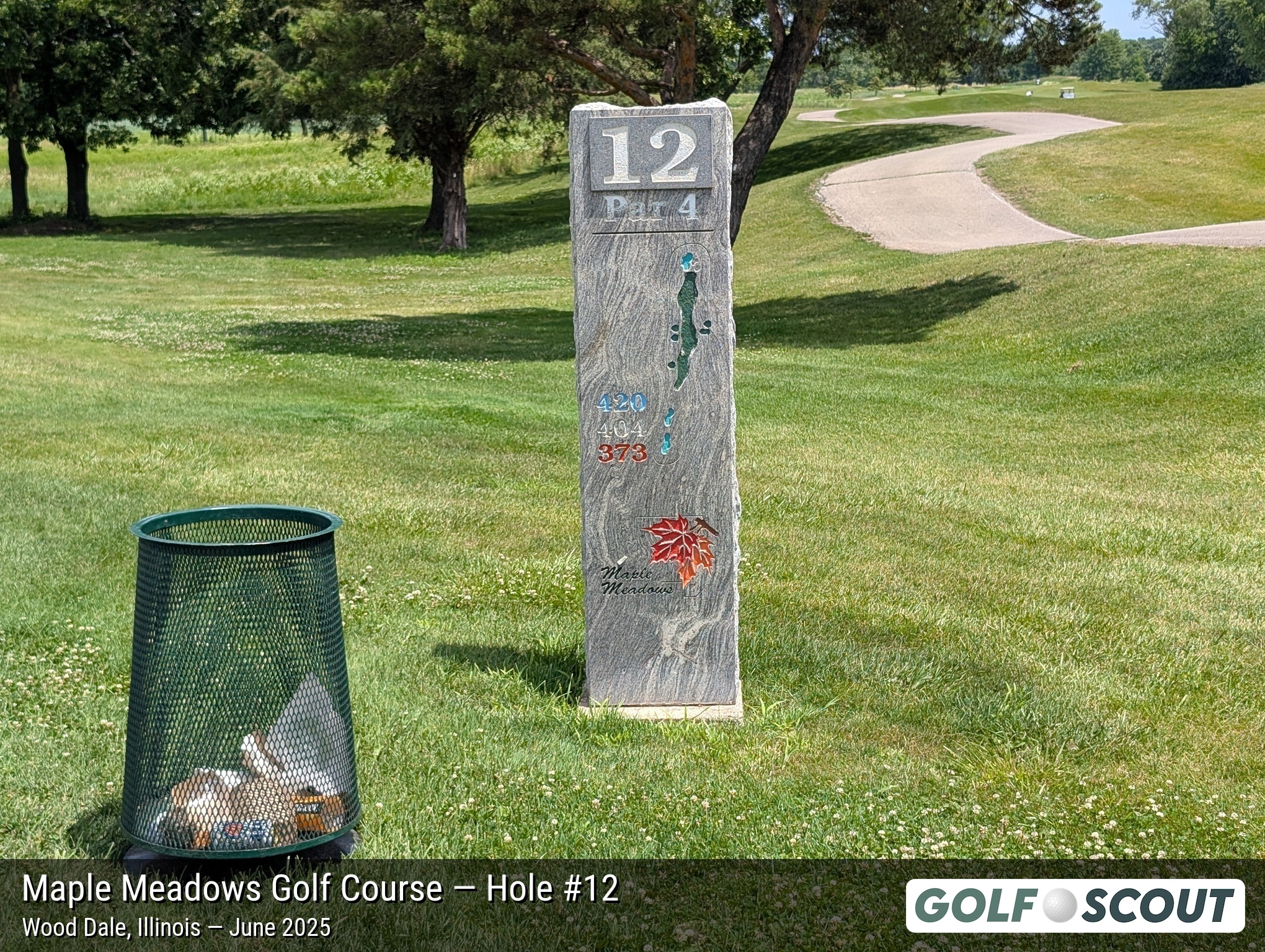 Hole 12 at Maple Meadows Golf Course