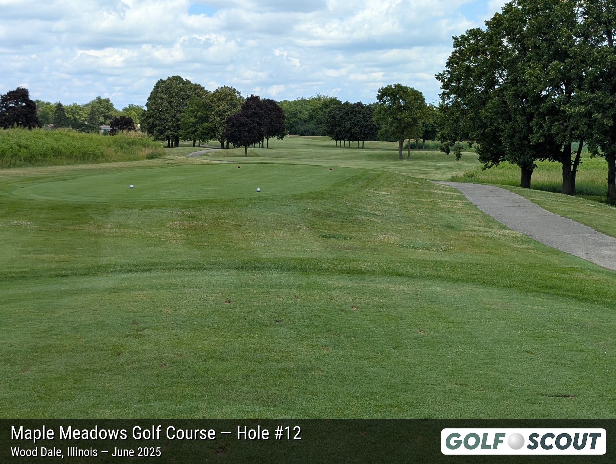Hole 12 at Maple Meadows Golf Course