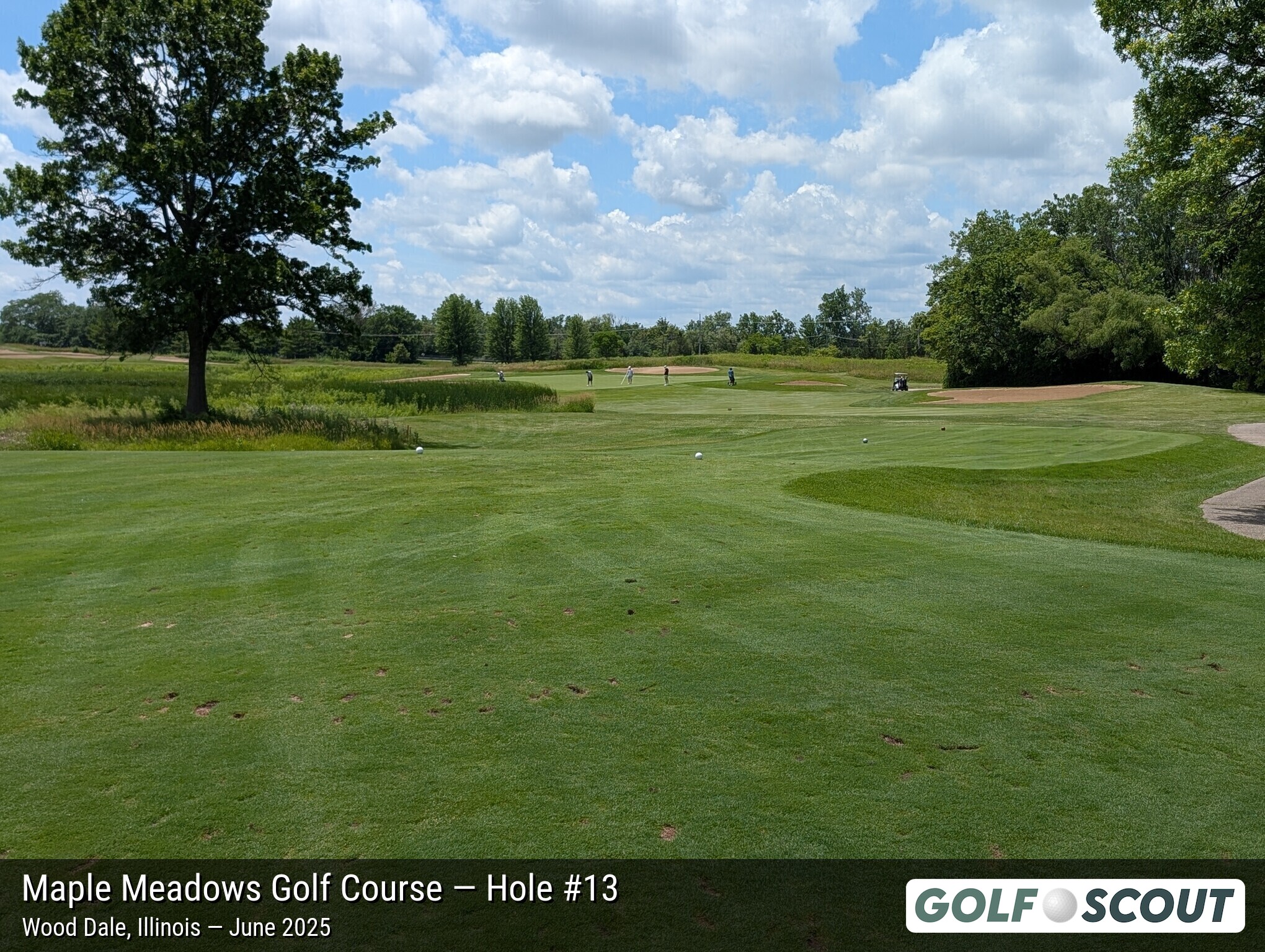 Hole 13 at Maple Meadows Golf Course