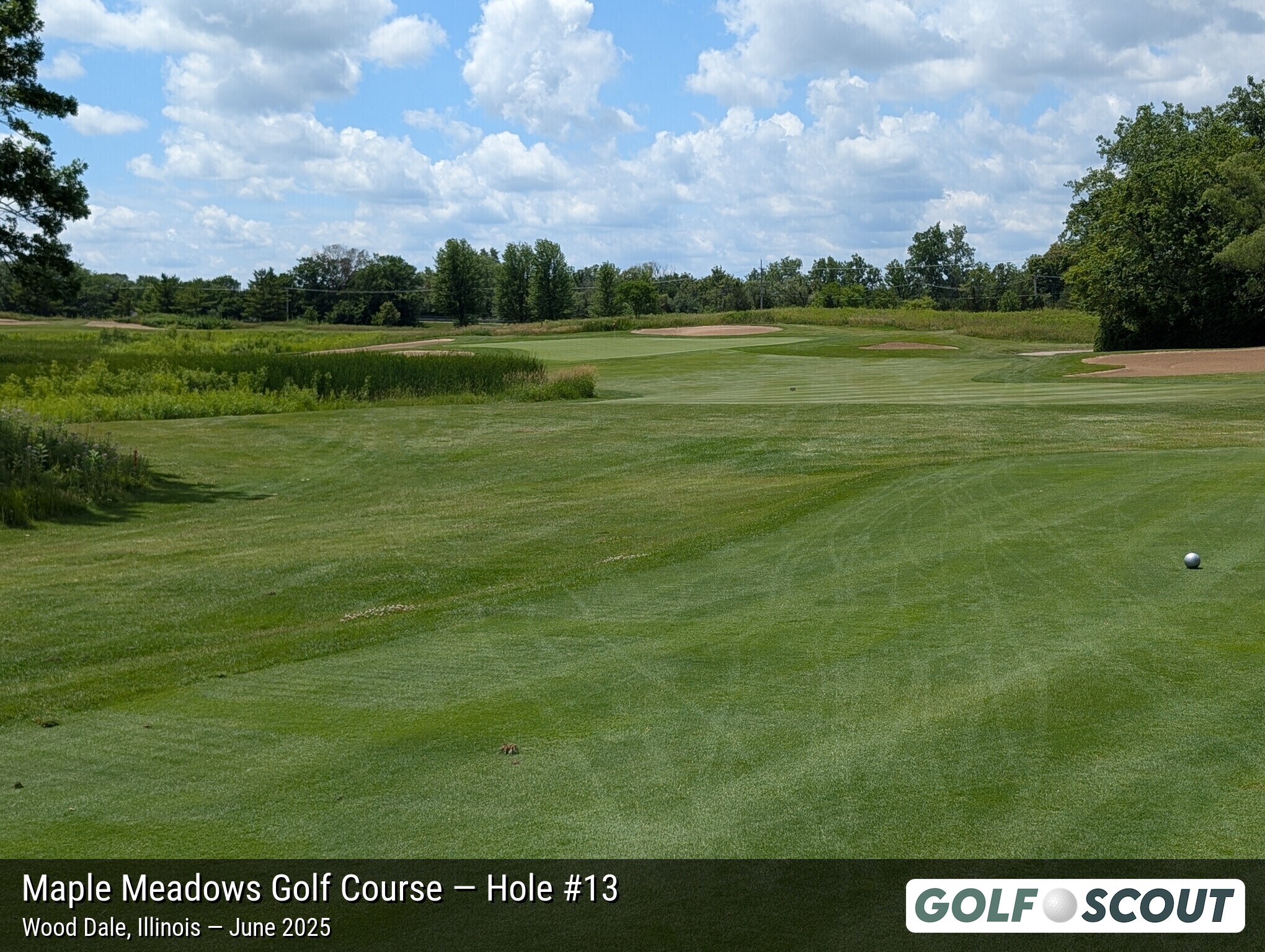 Hole 13 at Maple Meadows Golf Course