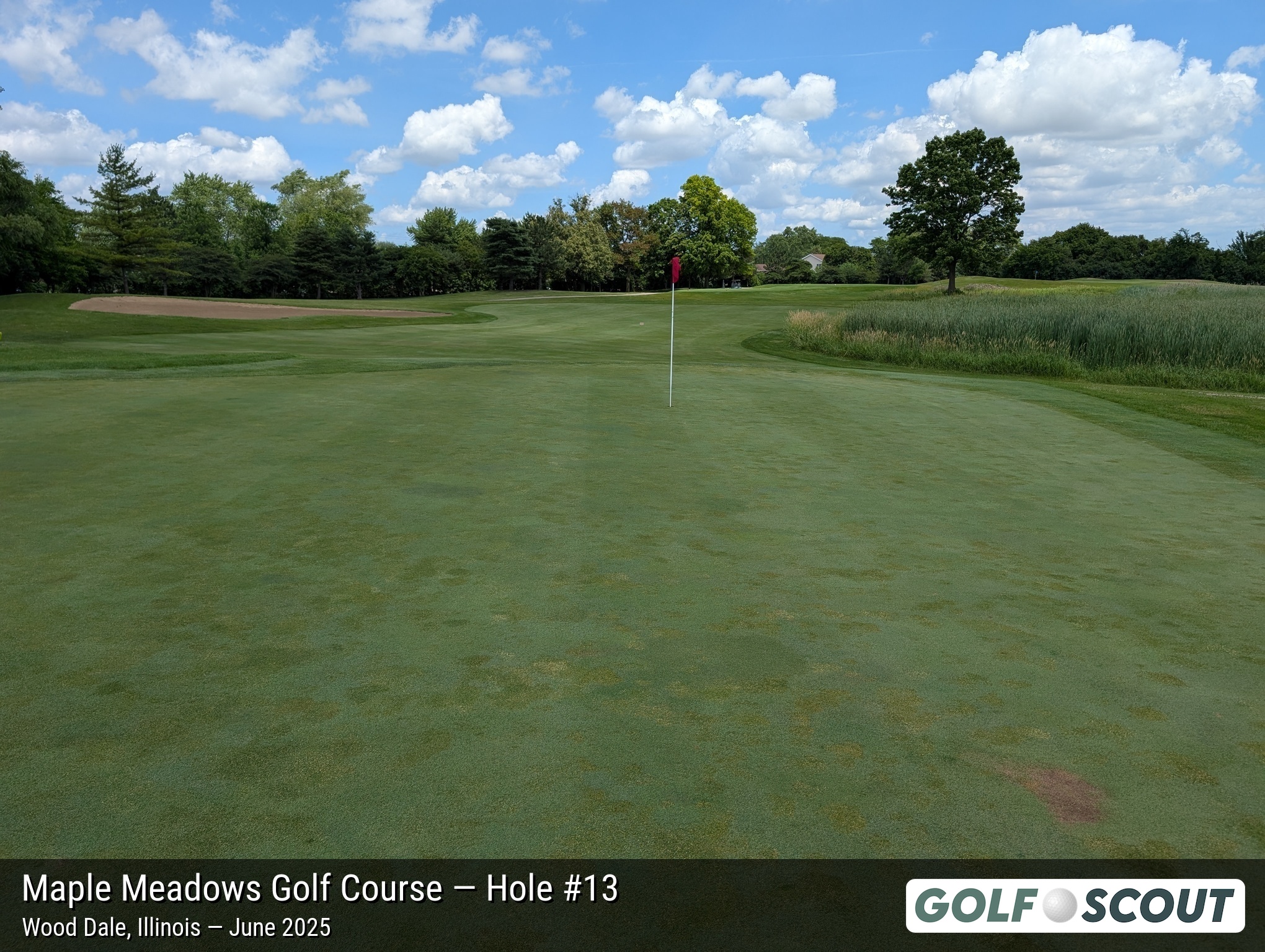 Hole 13 at Maple Meadows Golf Course