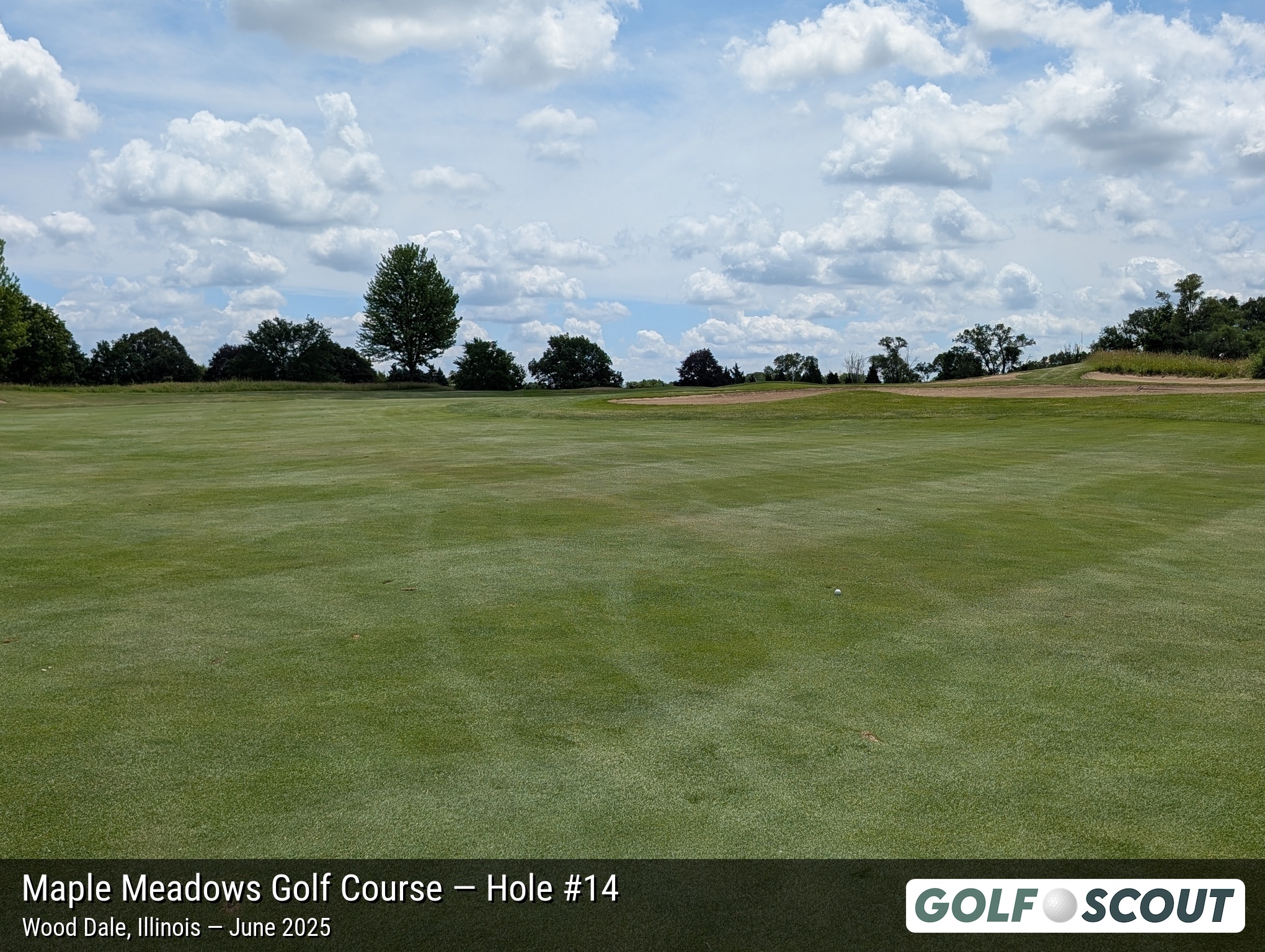 Hole 14 at Maple Meadows Golf Course
