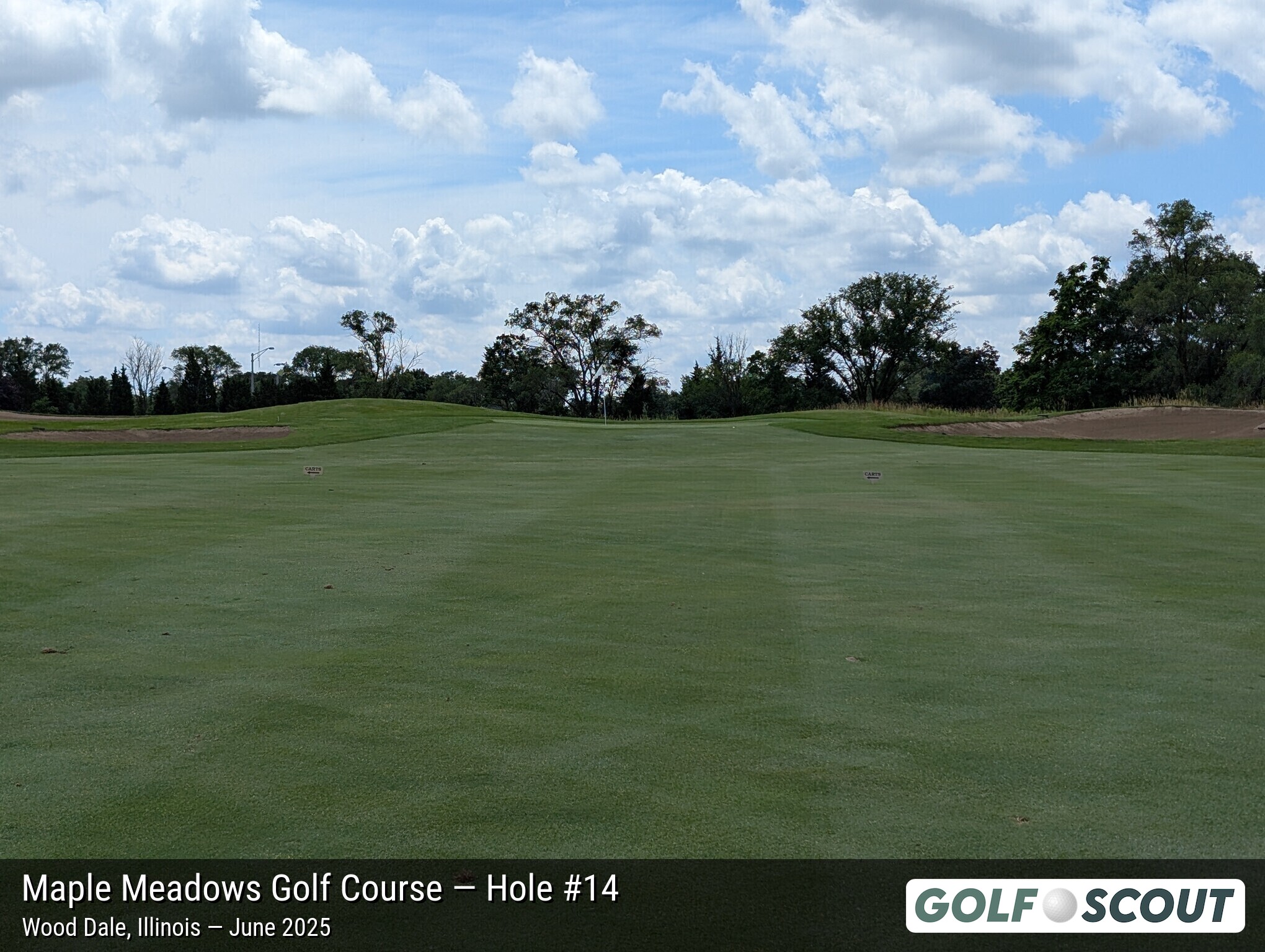 Hole 14 at Maple Meadows Golf Course