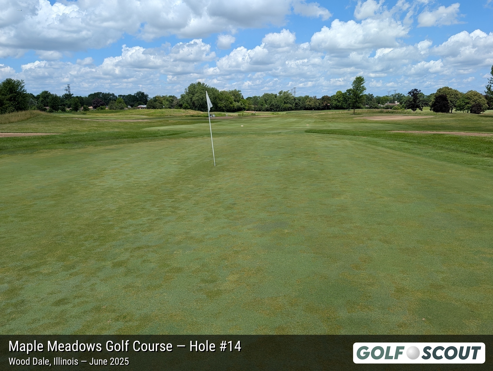 Hole 14 at Maple Meadows Golf Course