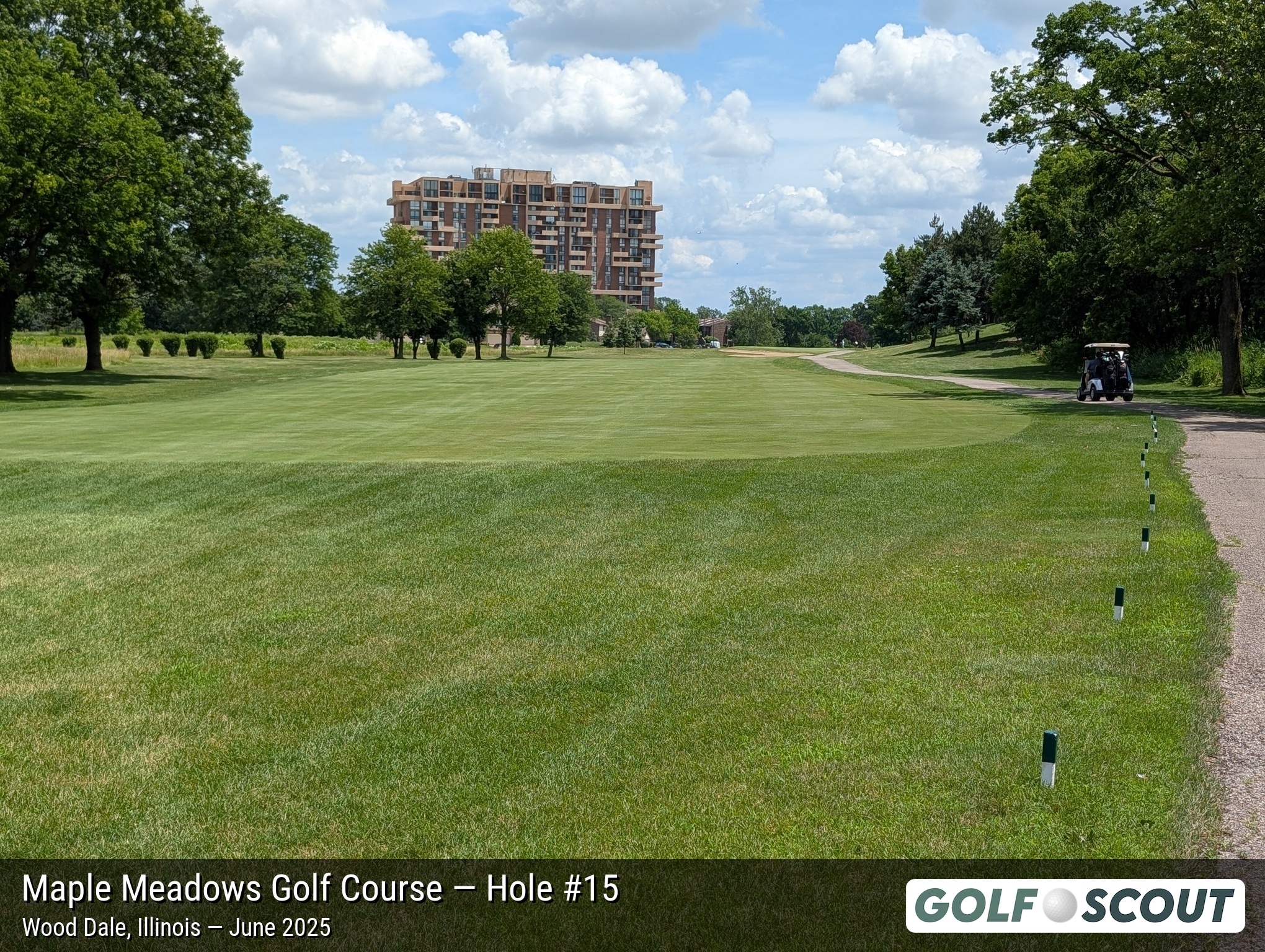 Hole 15 at Maple Meadows Golf Course