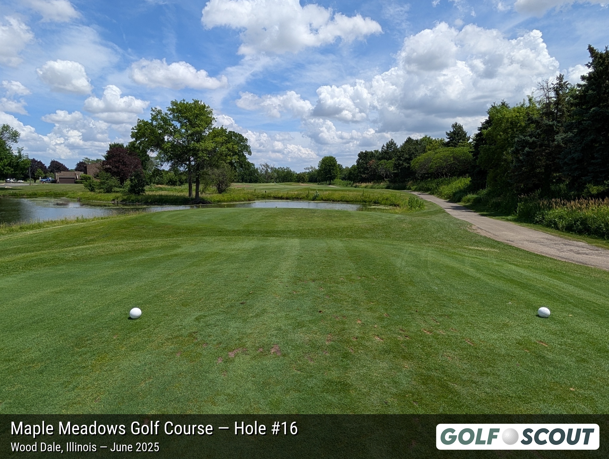 Hole 16 at Maple Meadows Golf Course
