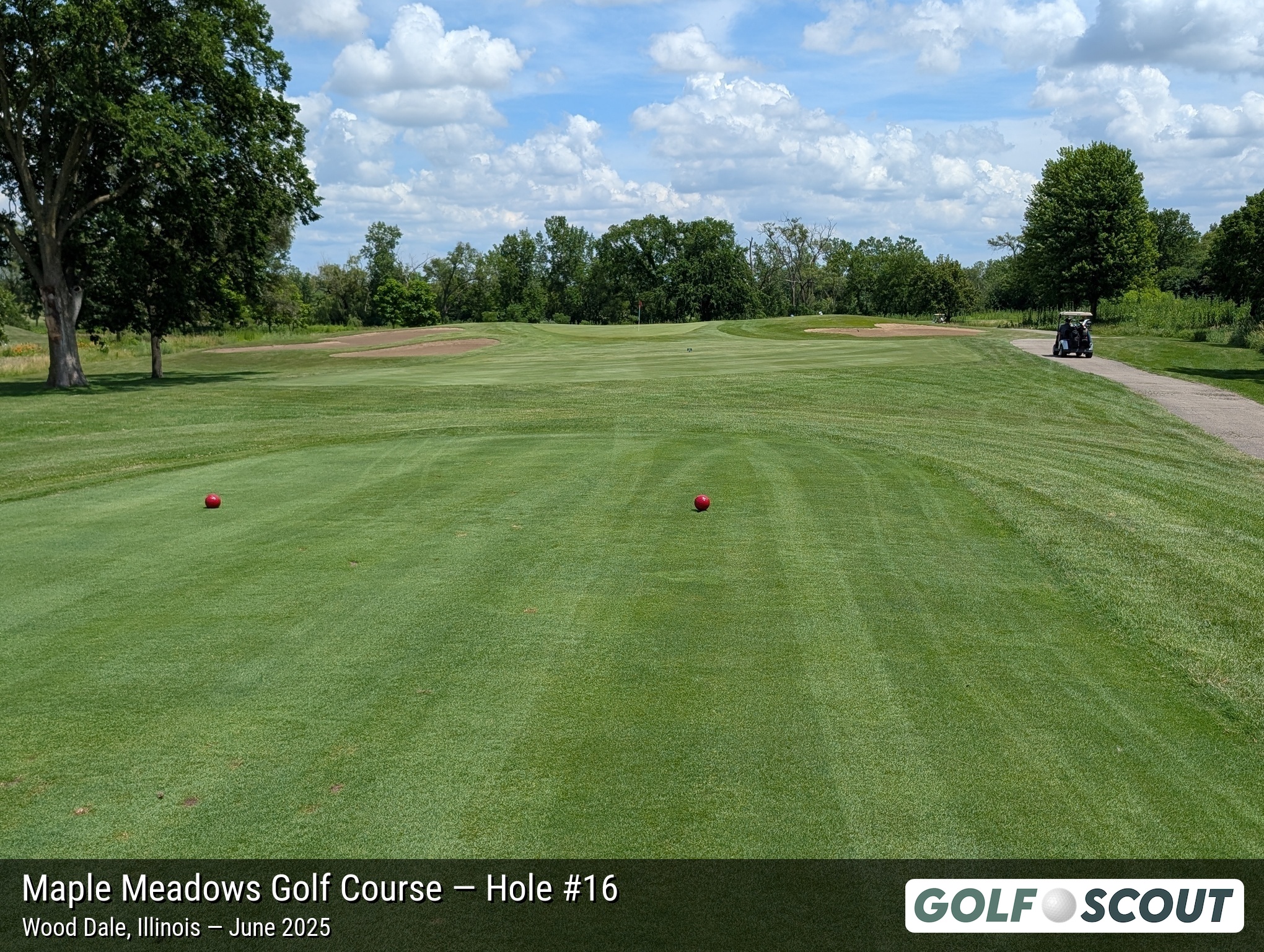 Hole 16 at Maple Meadows Golf Course