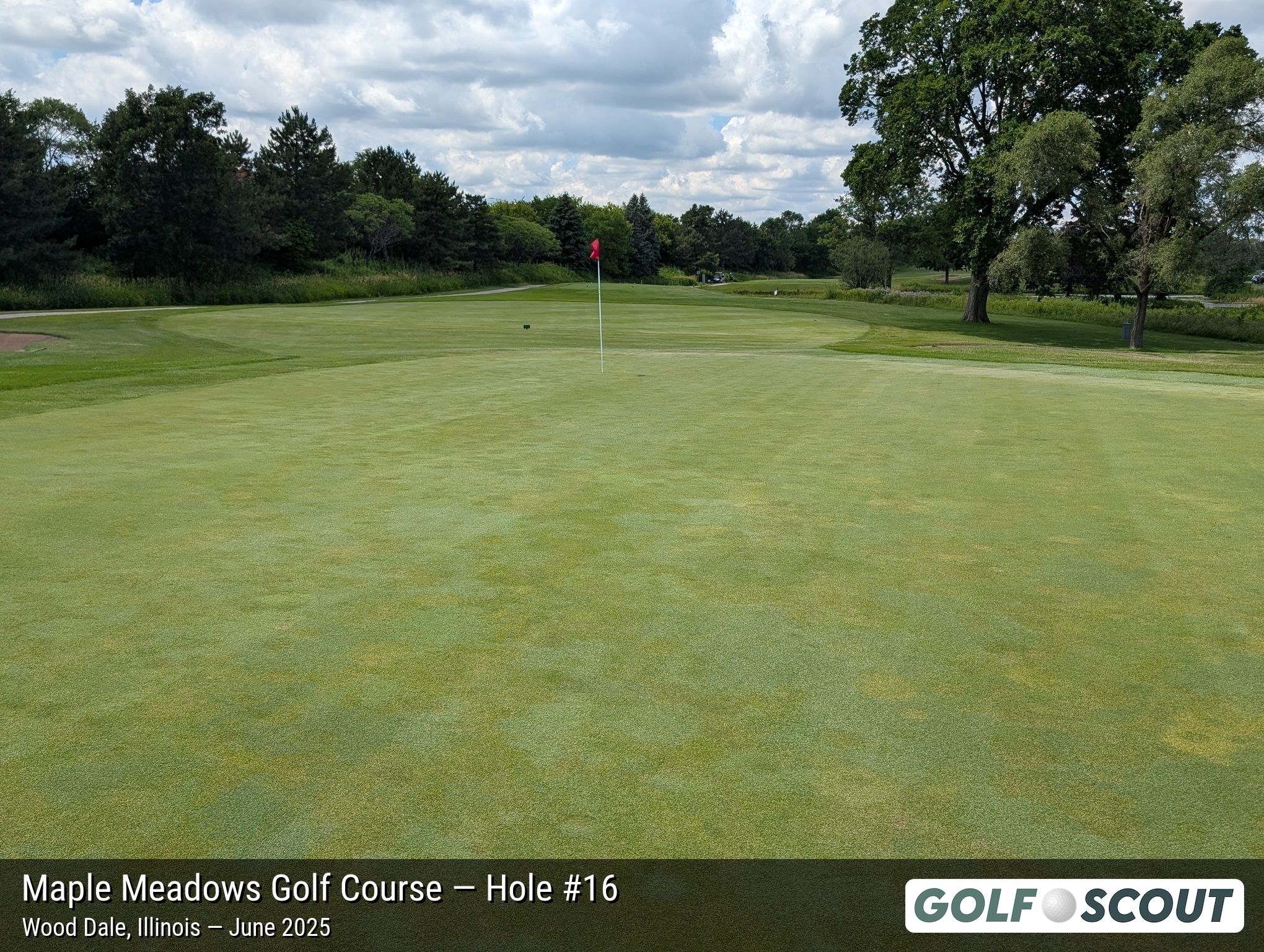 Hole 16 at Maple Meadows Golf Course