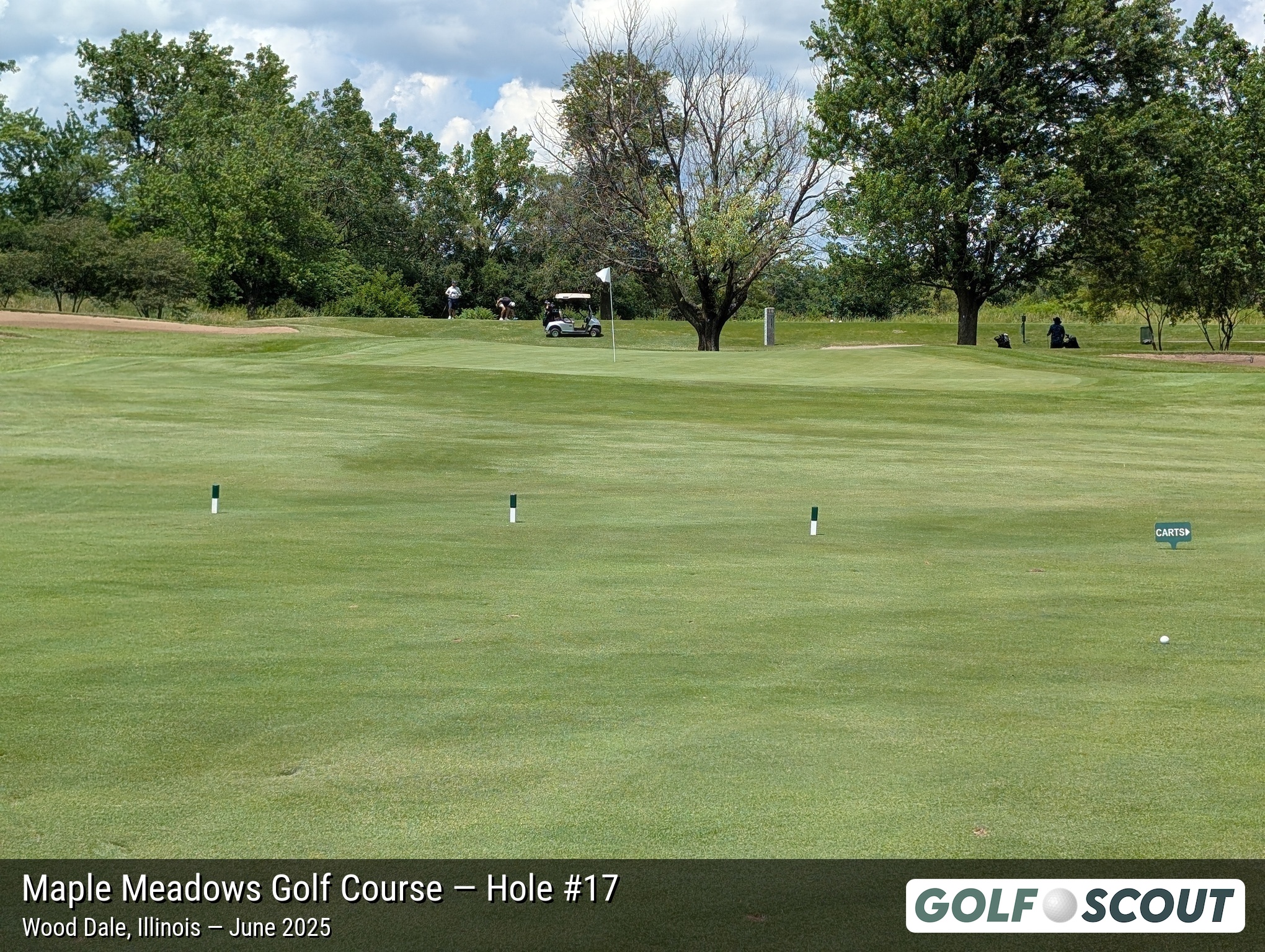Hole 17 at Maple Meadows Golf Course