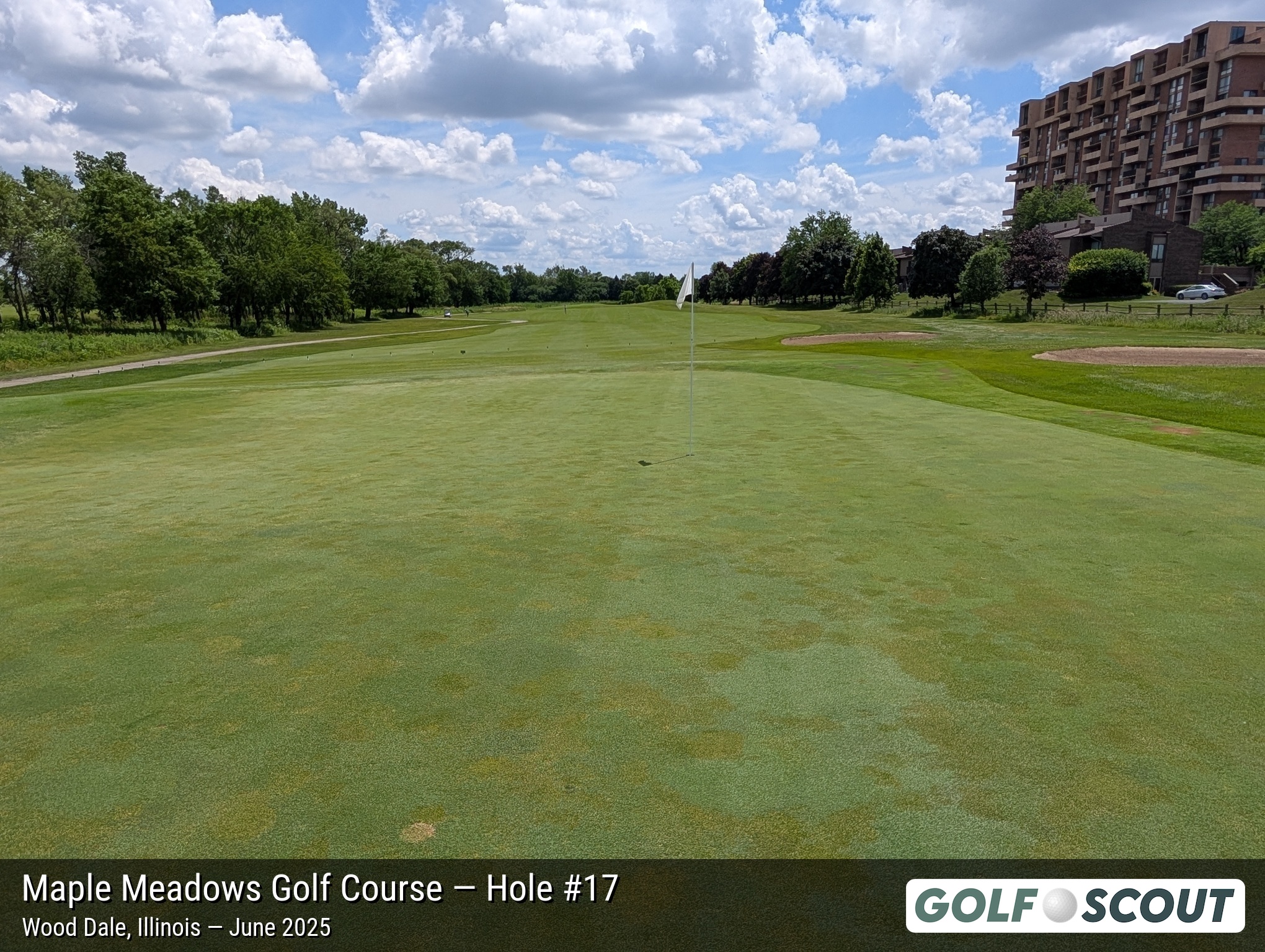 Hole 17 at Maple Meadows Golf Course