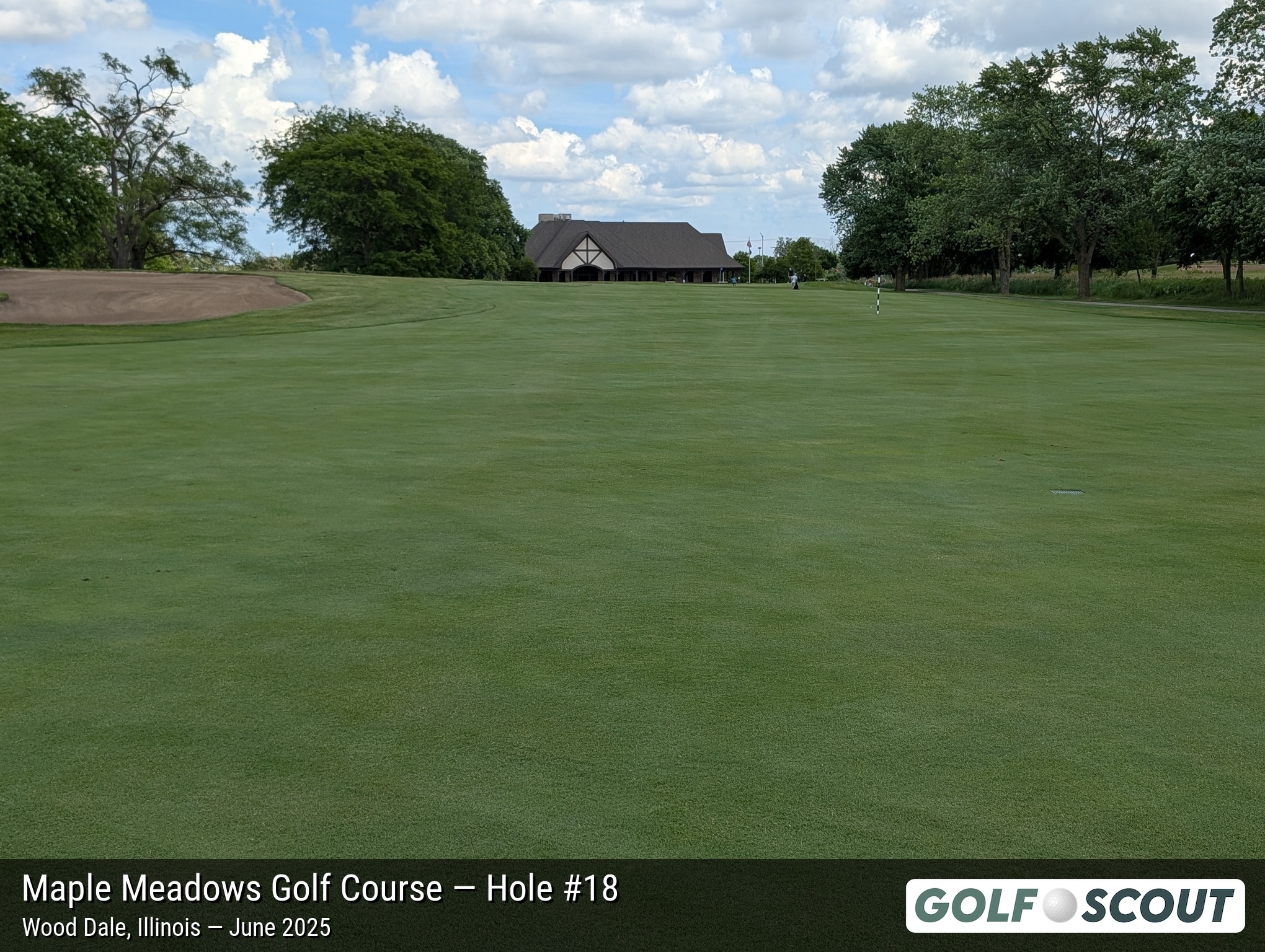 Hole 18 at Maple Meadows Golf Course
