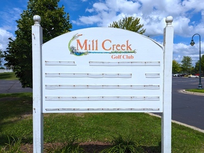 Mill Creek Golf Club Entrance Sign