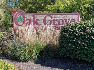 Oak Grove Golf Course Entrance Sign