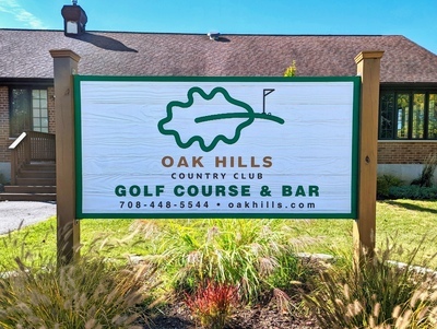 Oak Hills Country Club Entrance Sign