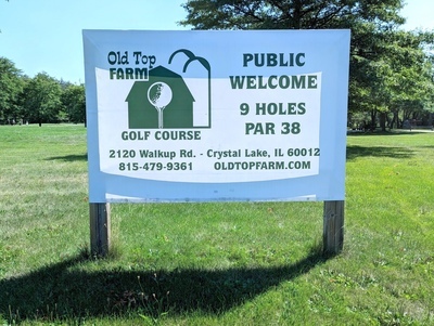 Old Top Farm Golf Course Entrance Sign
