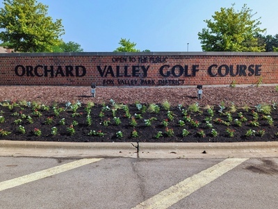 Orchard Valley Golf Course Entrance Sign