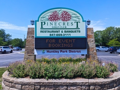 Pinecrest Golf Club Entrance Sign