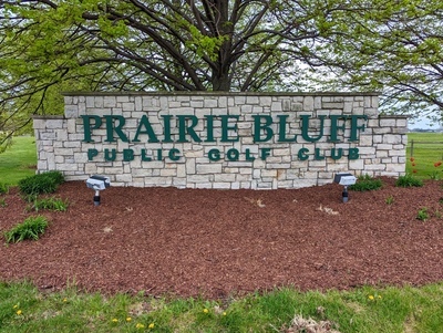 Prairie Bluff Golf Club Entrance Sign